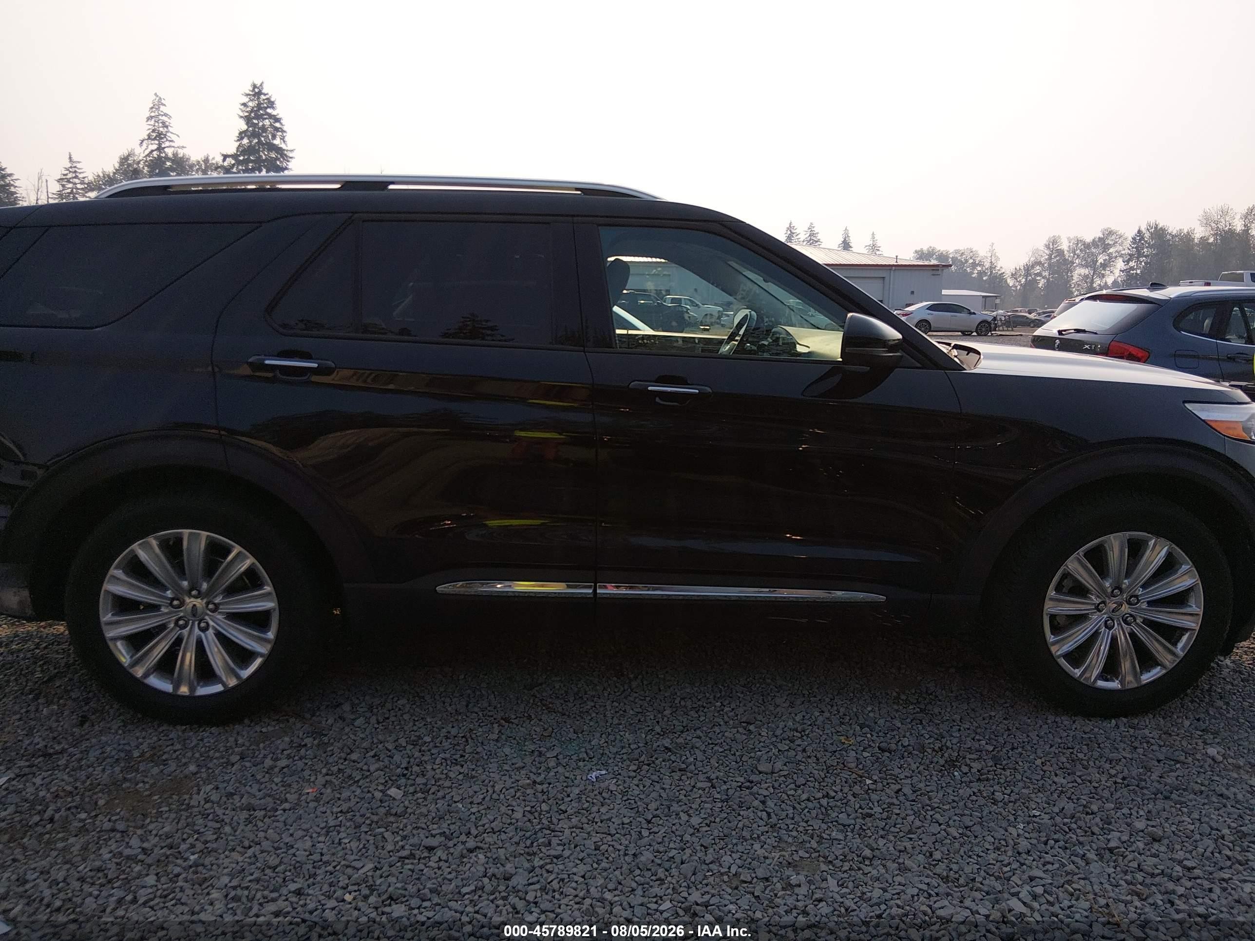 2020 Ford Explorer Limited Black vin: 1FMSK8FH8LGA45192