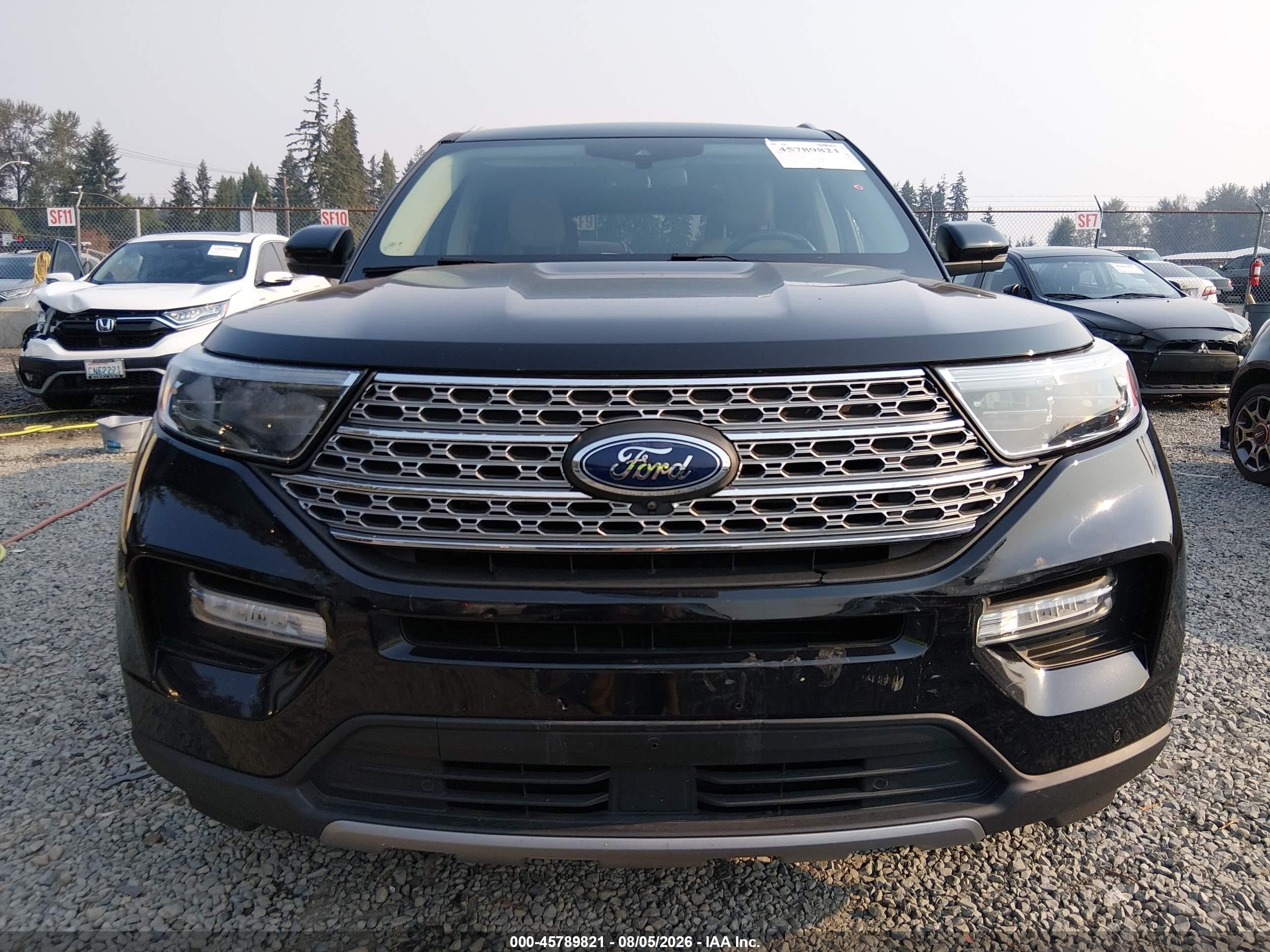 2020 Ford Explorer Limited Black vin: 1FMSK8FH8LGA45192