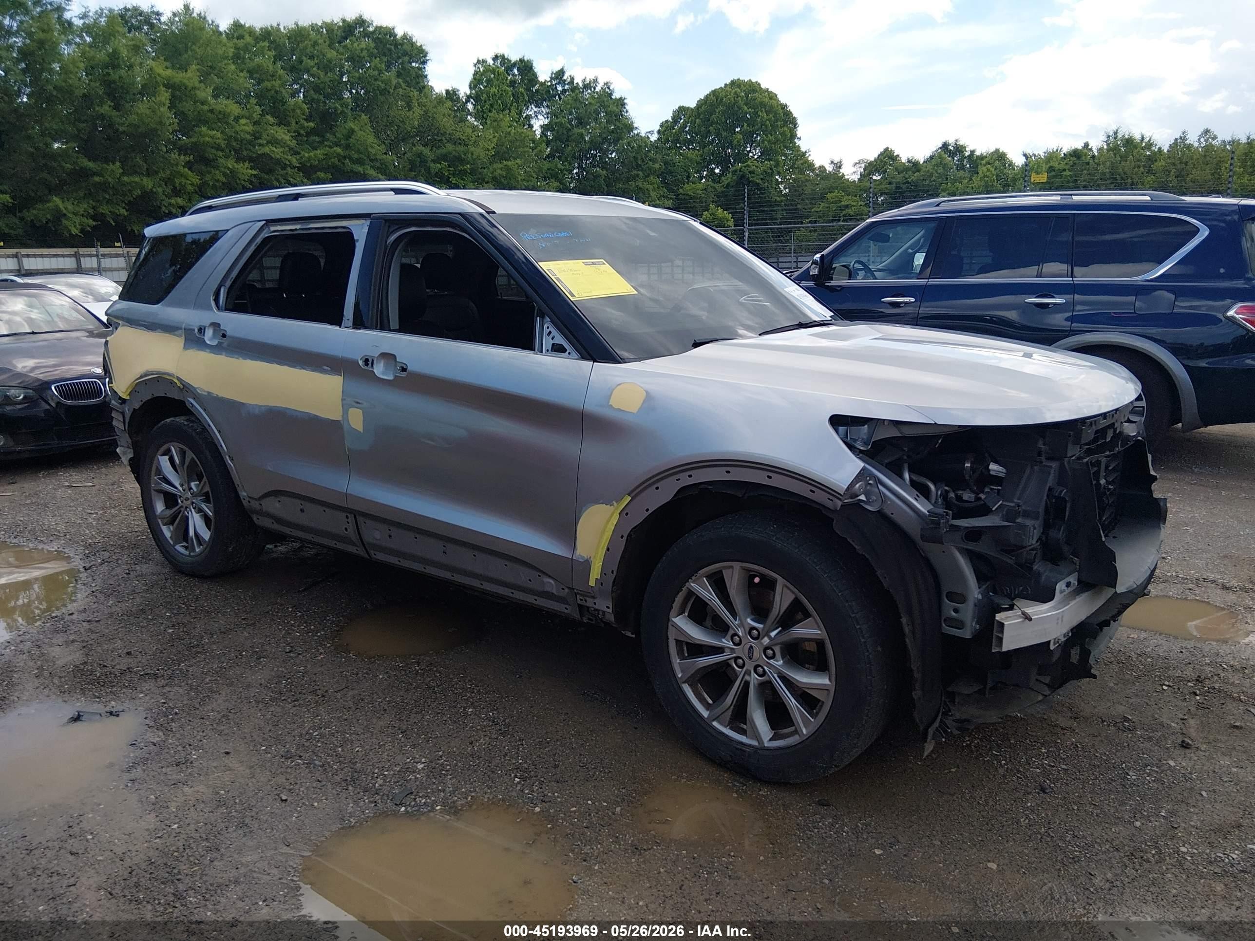 2021 Ford Explorer Limited Silver vin: 1FMSK8FH8MGA85208