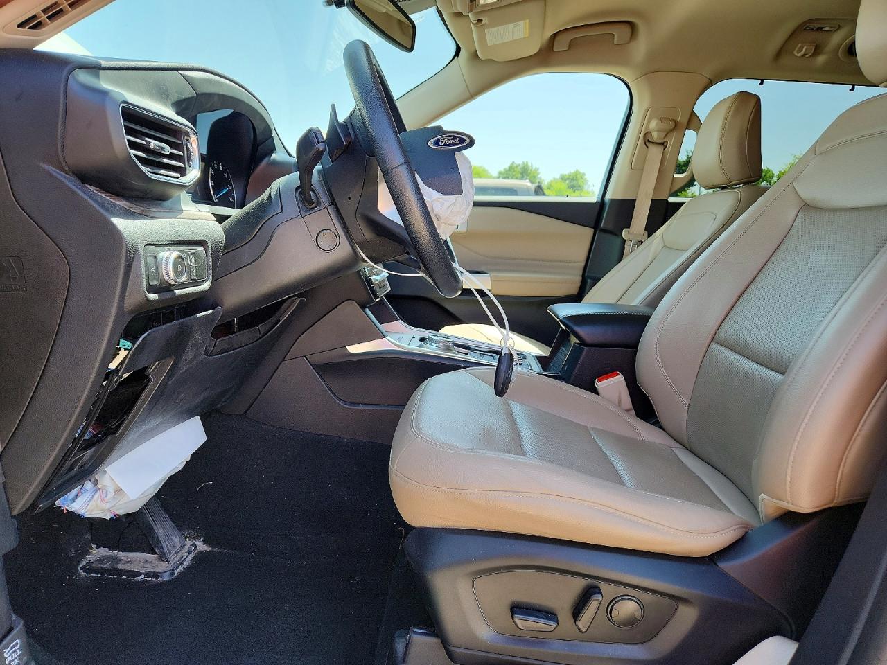 2021 Ford Explorer Limited White vin: 1FMSK8FH9MGA79448