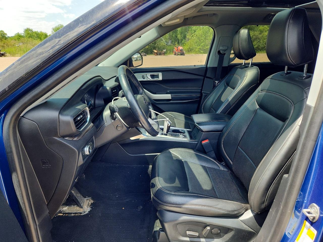 2022 Ford Explorer Limited Синий vin: 1FMSK8FH9NGB13065
