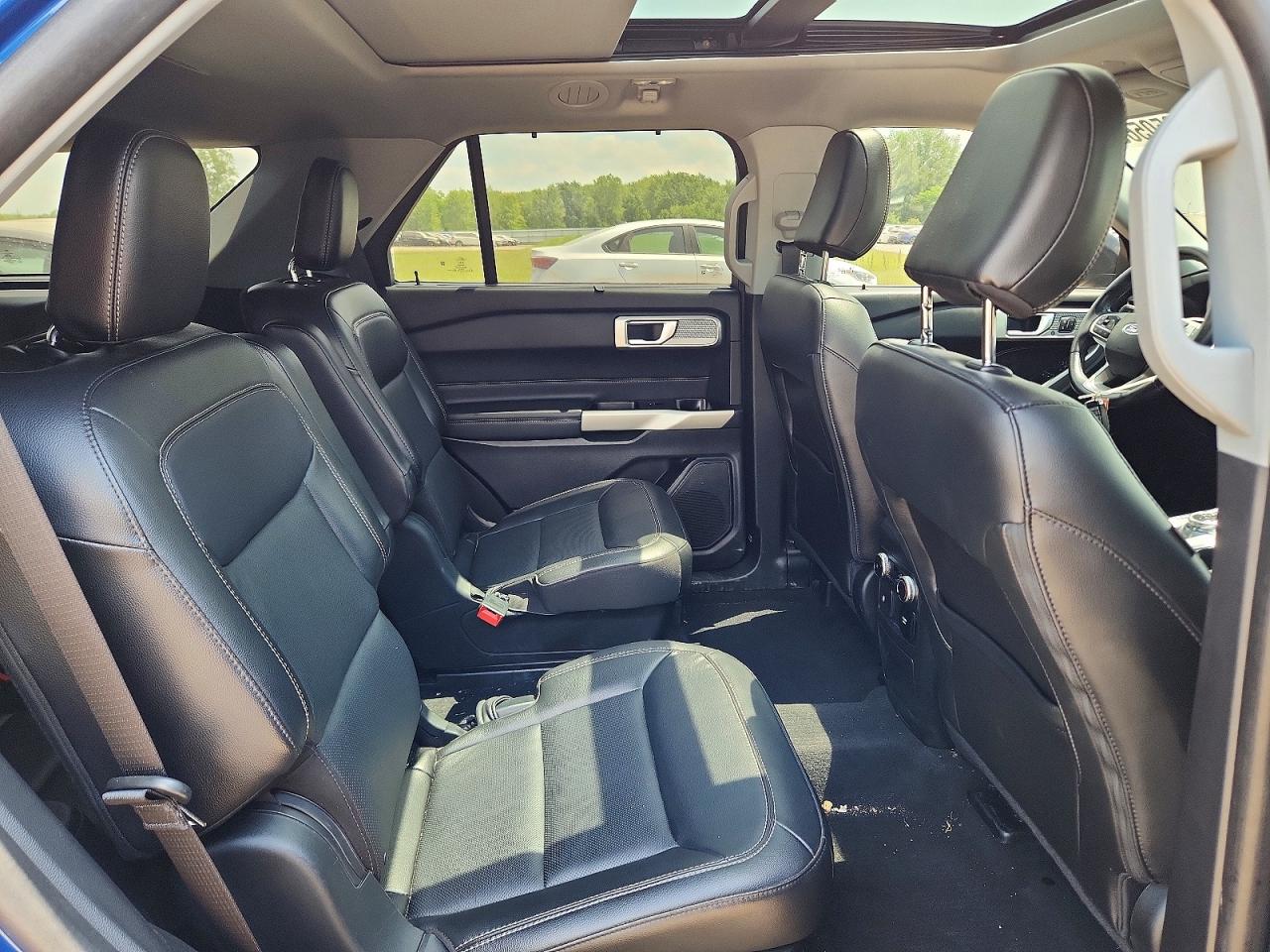 2022 Ford Explorer Limited Синий vin: 1FMSK8FH9NGB13065