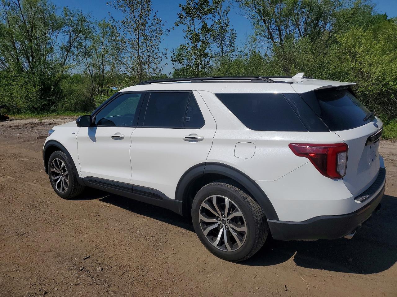 2022 Ford Explorer St-line White vin: 1FMSK8KH1NGA18778