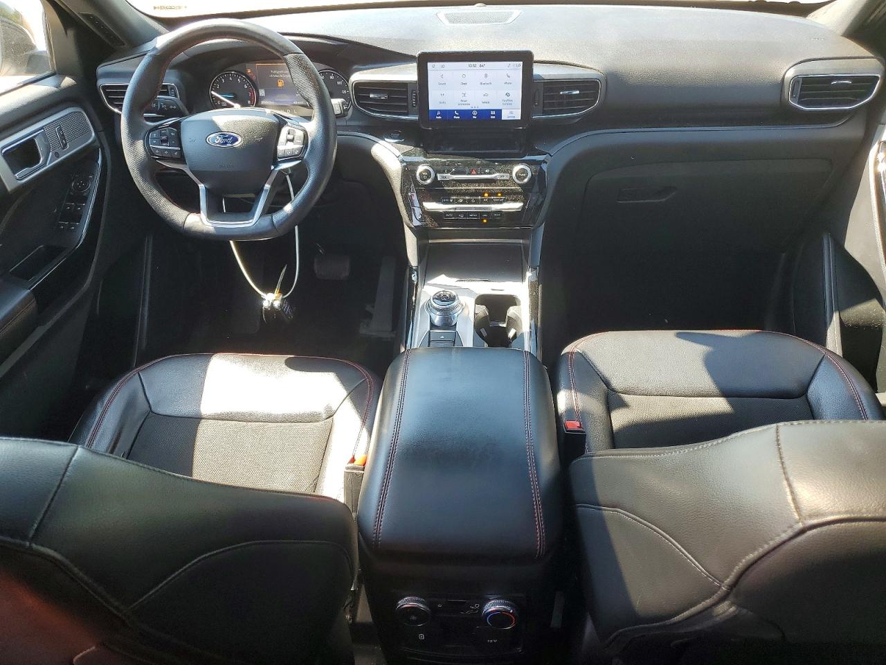 2022 Ford Explorer St-line White vin: 1FMSK8KH1NGA18778