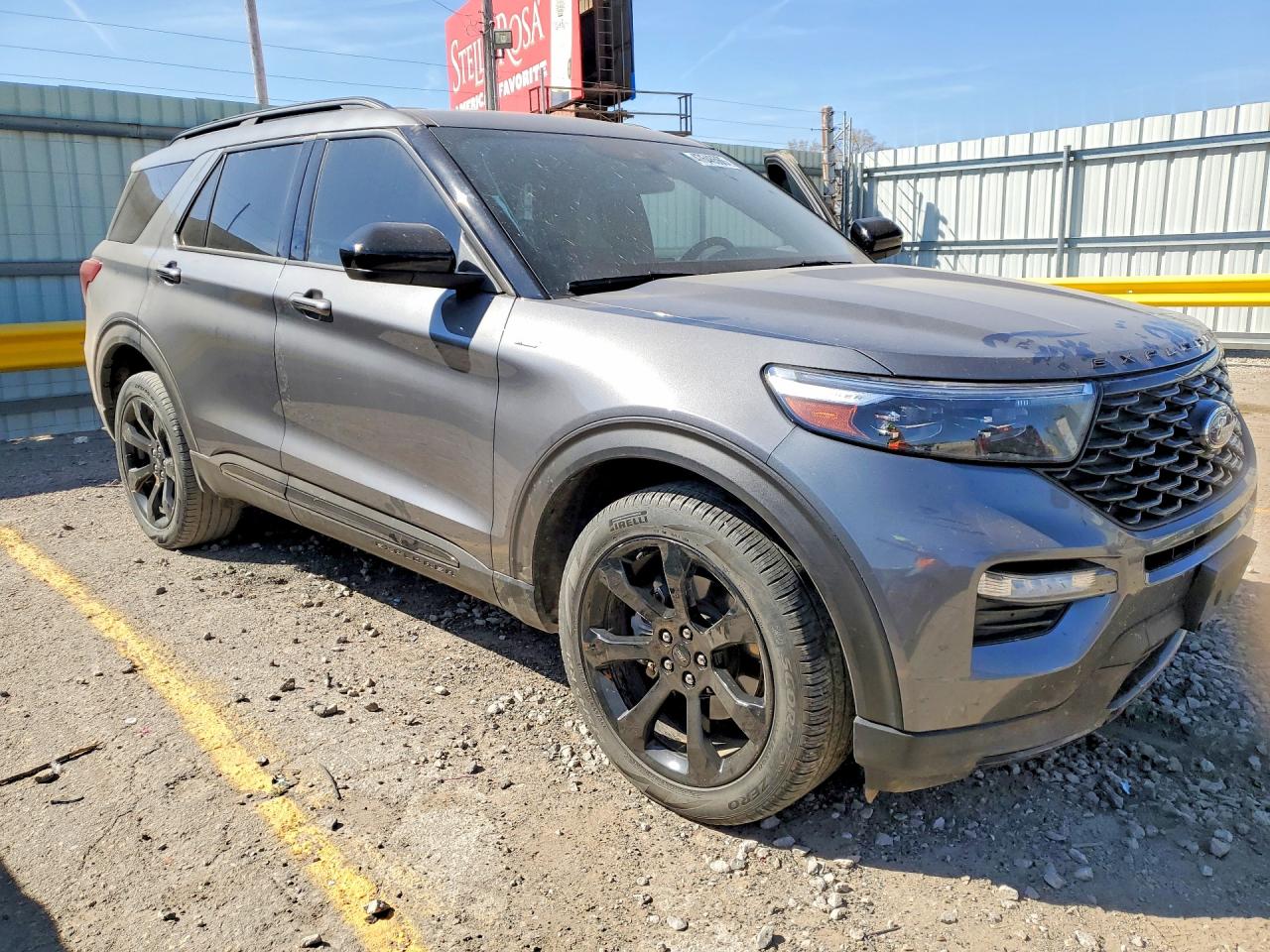 2023 Ford Explorer St-line Charcoal vin: 1FMSK8KH8PGB65635