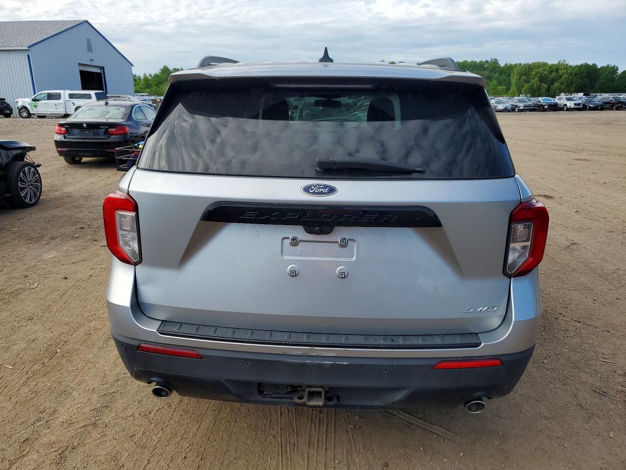 2022 Ford Explorer St-line Silver vin: 1FMSK8KH9NGC44809