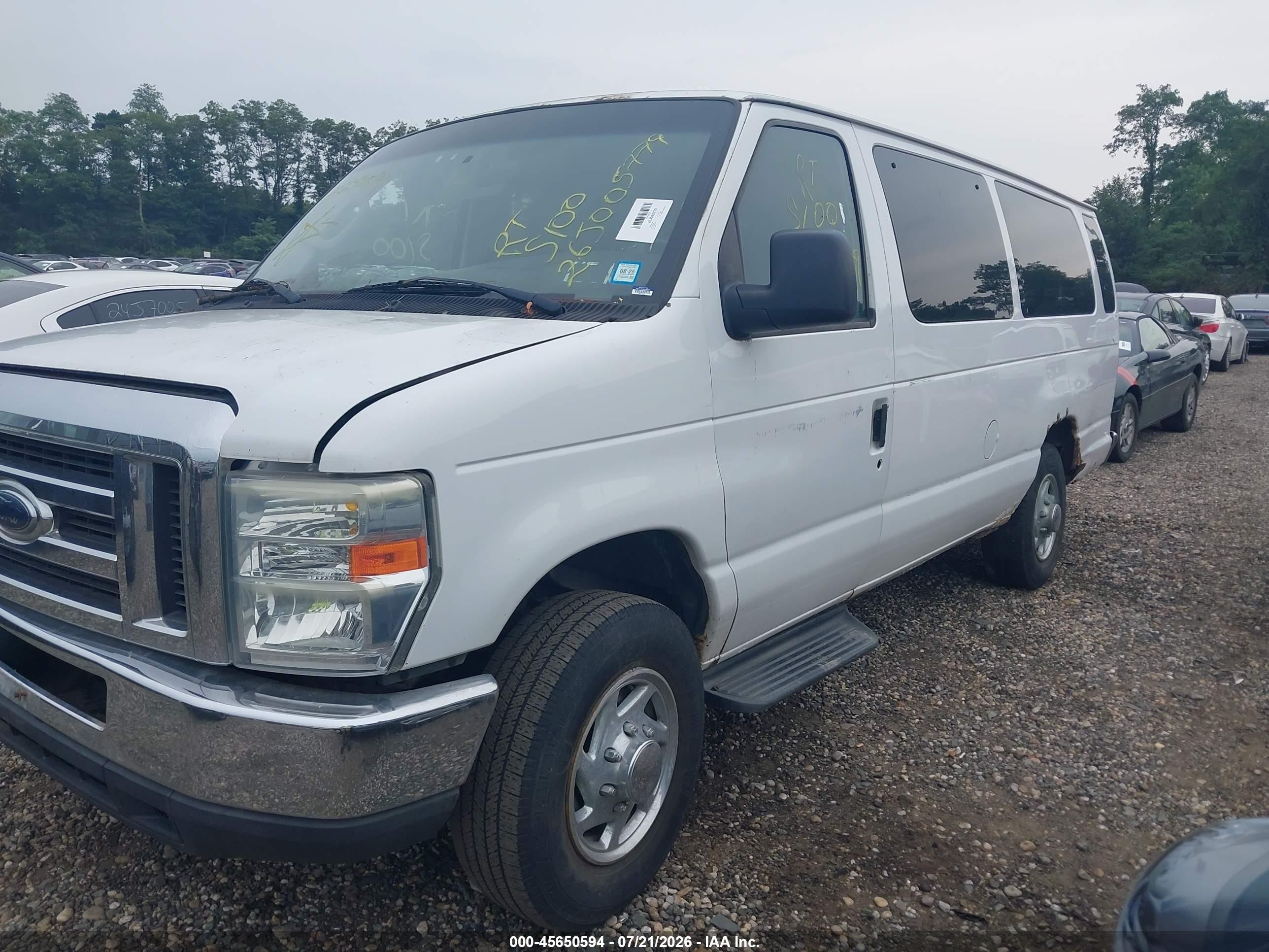 2008 Ford E-350 Super Duty Xl/xlt Белый vin: 1FMSS31L58DA49739