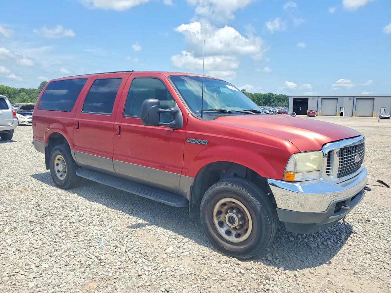 2002 Ford Excursion Xlt Red vin: 1FMSU41F32EB40312