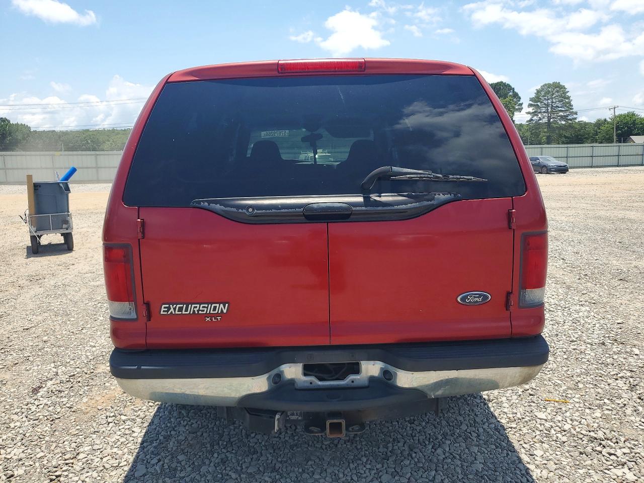 2002 Ford Excursion Xlt Red vin: 1FMSU41F32EB40312
