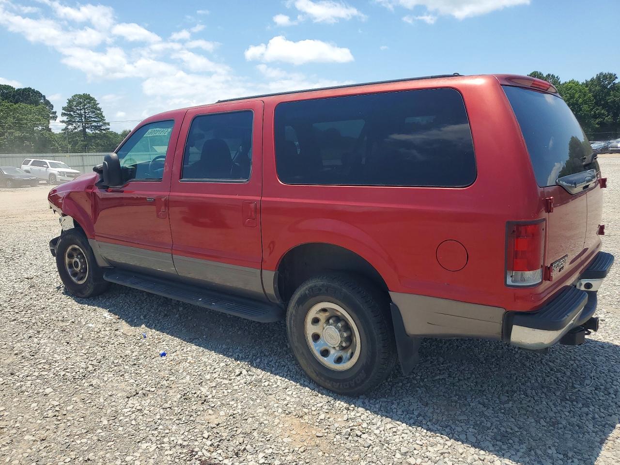 2002 Ford Excursion Xlt Red vin: 1FMSU41F32EB40312