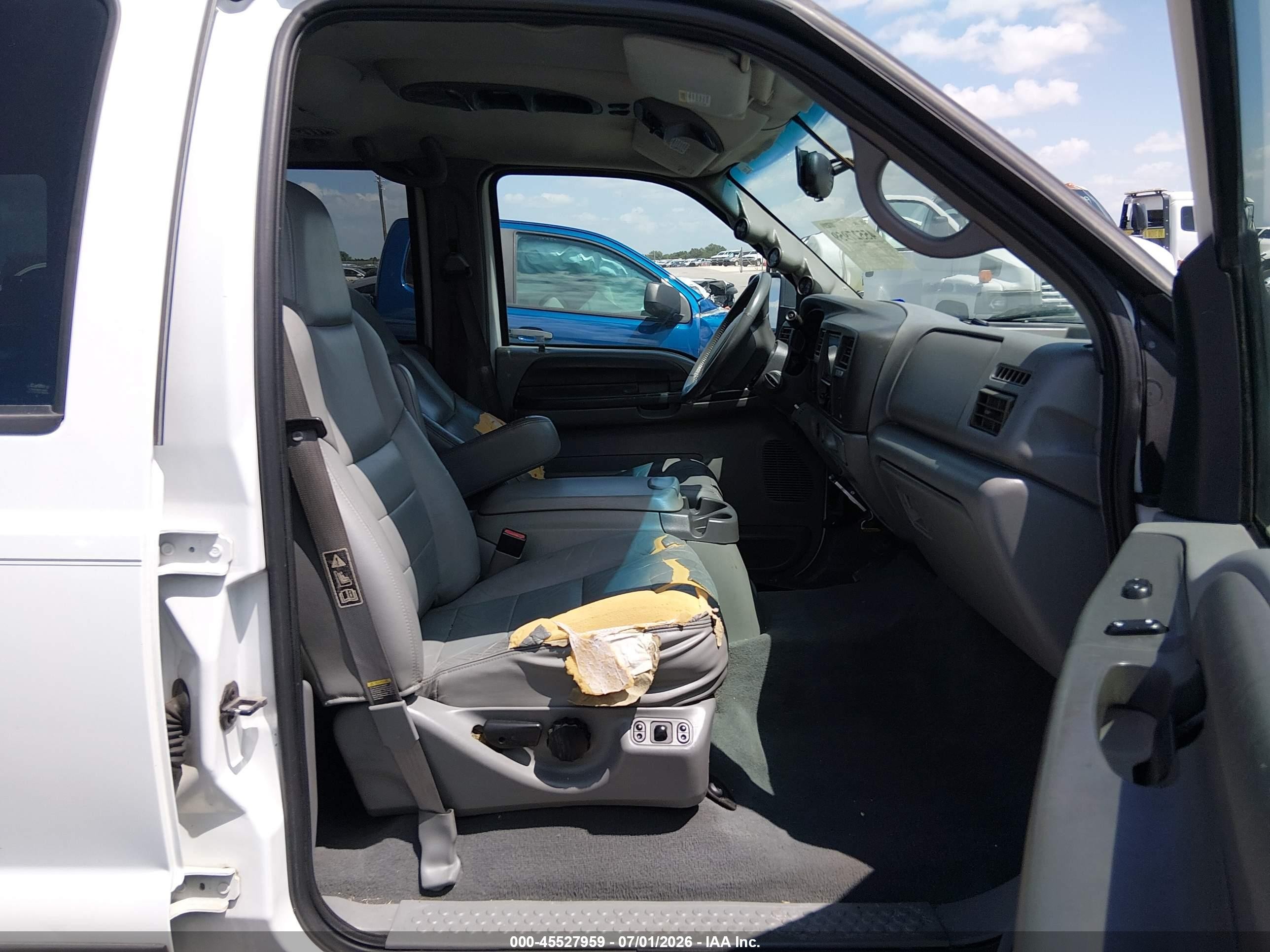2002 Ford Excursion Xlt White vin: 1FMSU41F42EB66093
