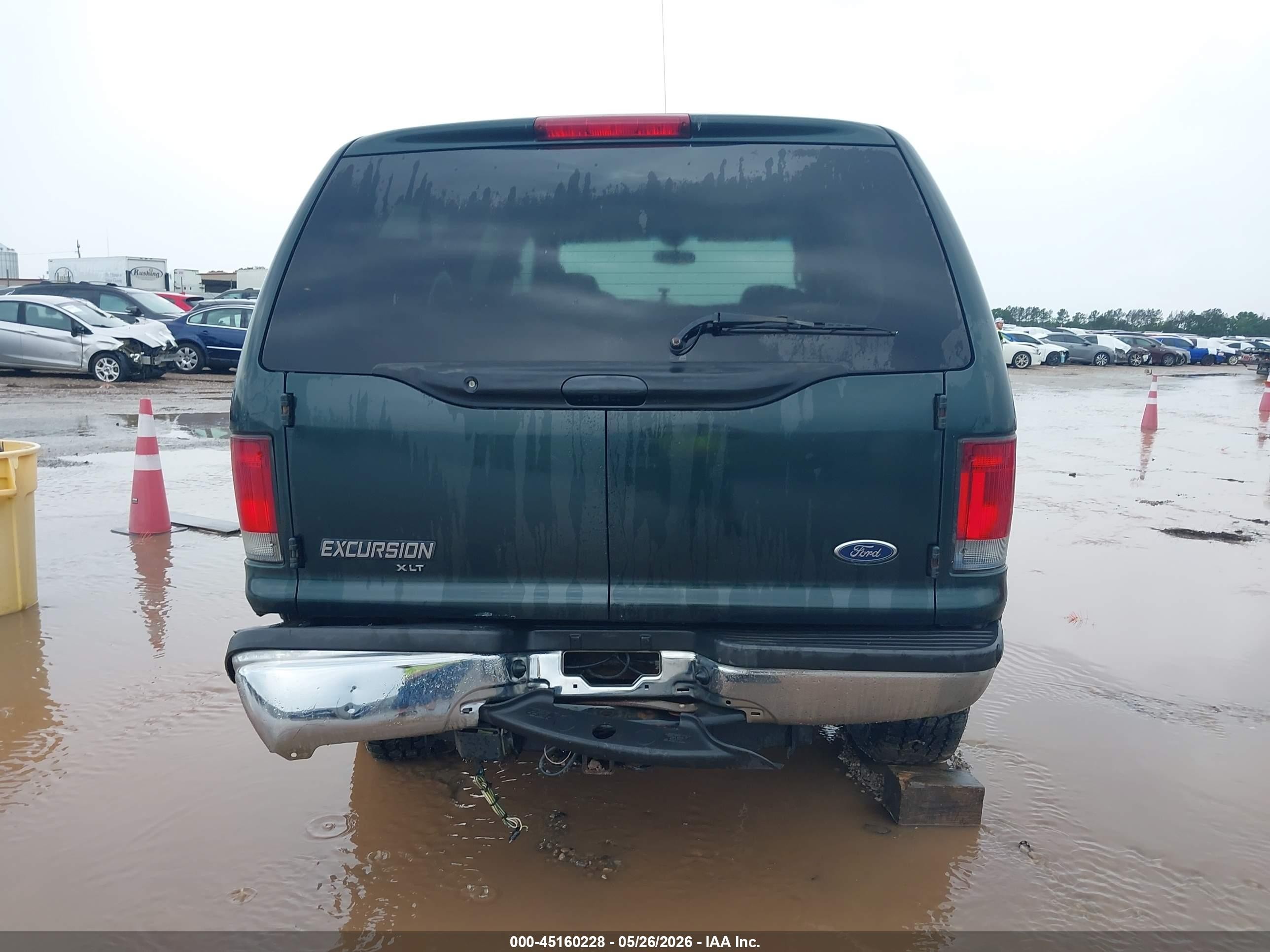2002 Ford Excursion Xlt Зеленый vin: 1FMSU41F62EB66502