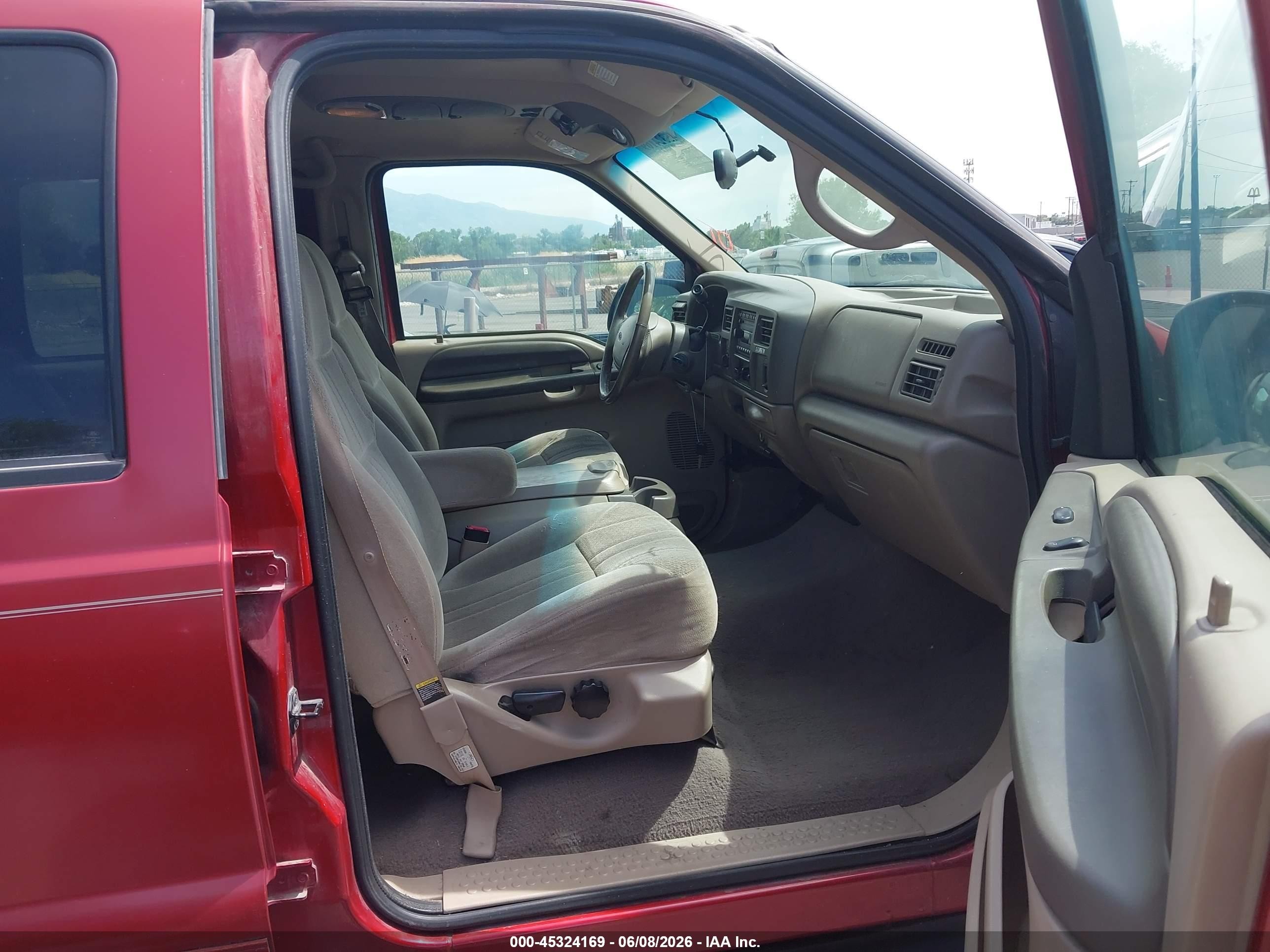 2000 Ford Excursion Xlt Красный vin: 1FMSU41F8YED60019