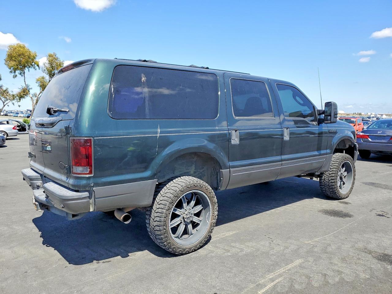 2003 Ford Excursion Xlt Green vin: 1FMSU41P03EC70641