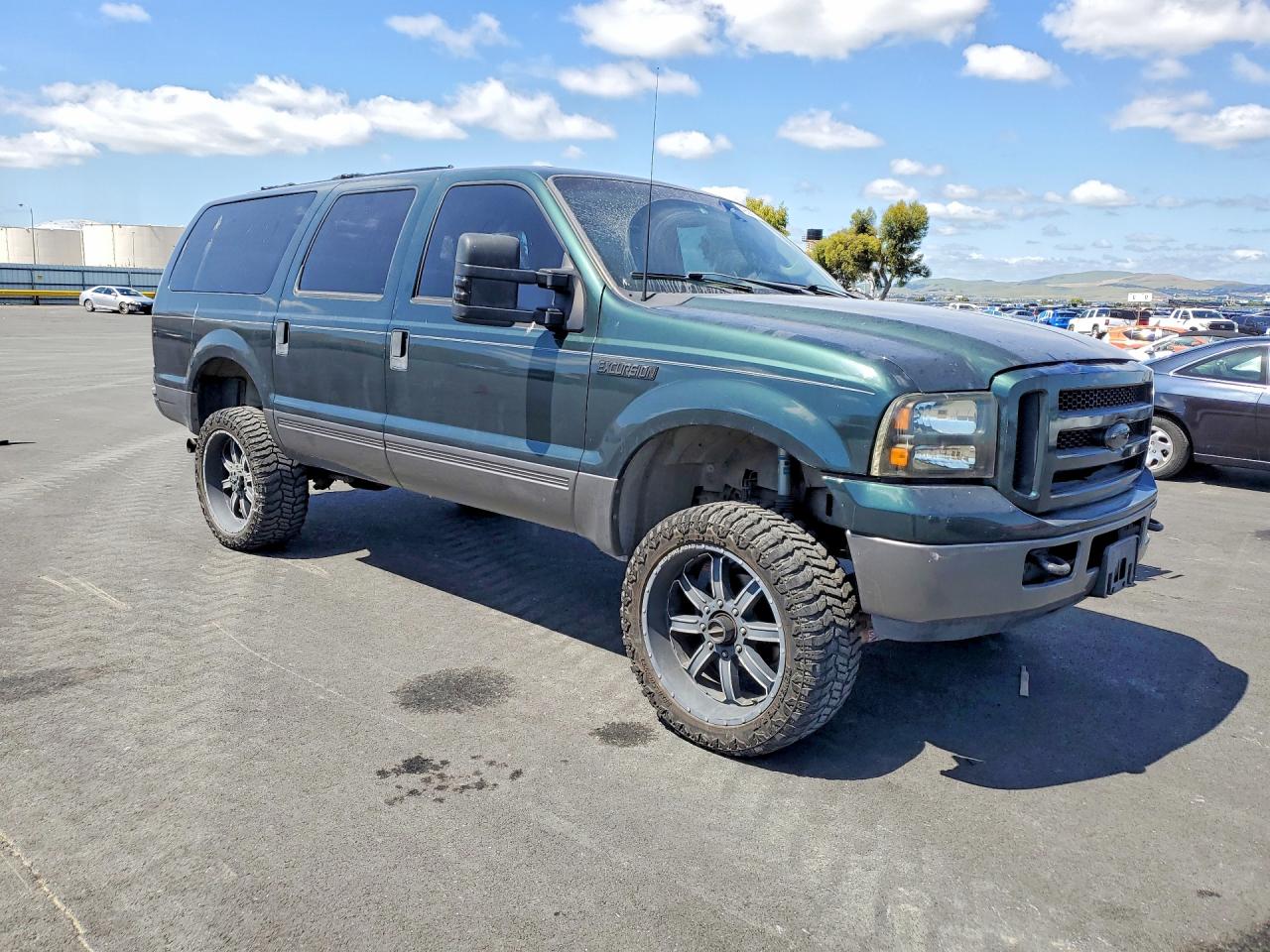 2003 Ford Excursion Xlt Green vin: 1FMSU41P03EC70641