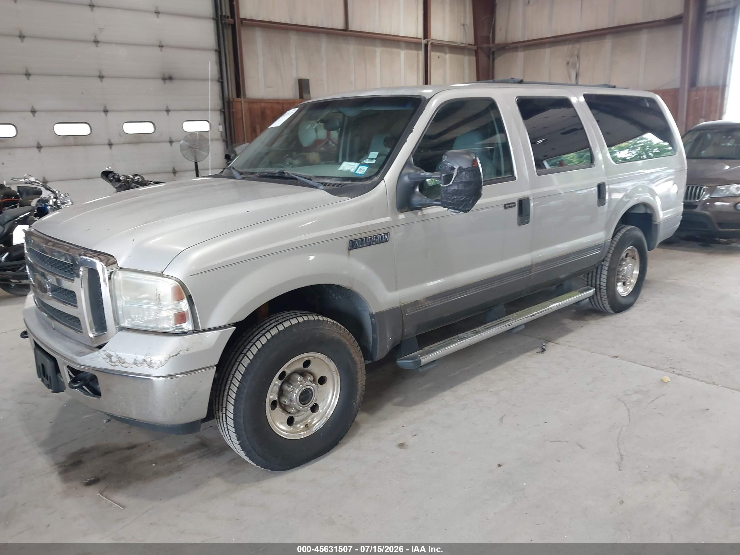 2005 Ford Excursion Xls/xlt Gray vin: 1FMSU41P35EC50726