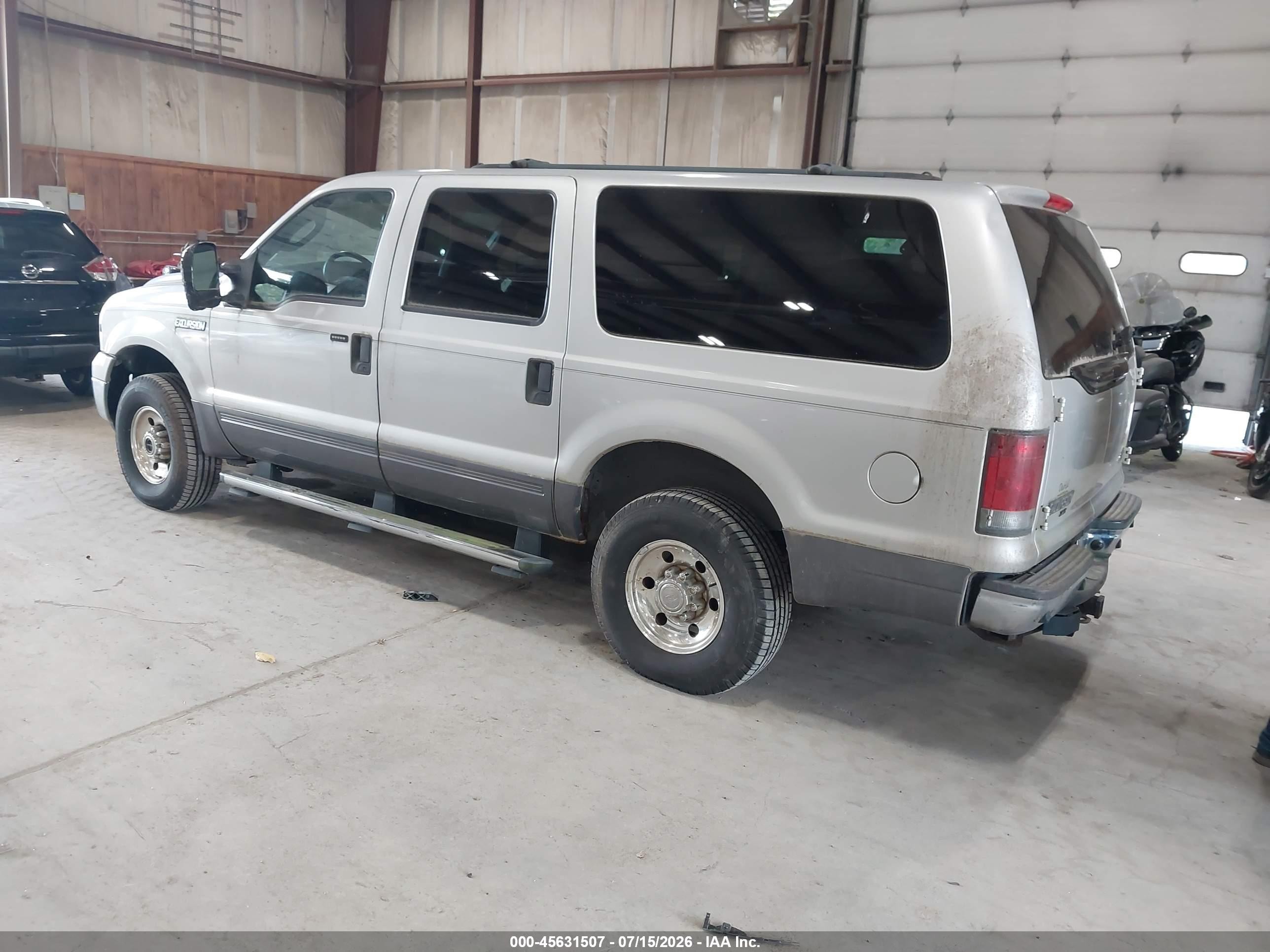 2005 Ford Excursion Xls/xlt Gray vin: 1FMSU41P35EC50726