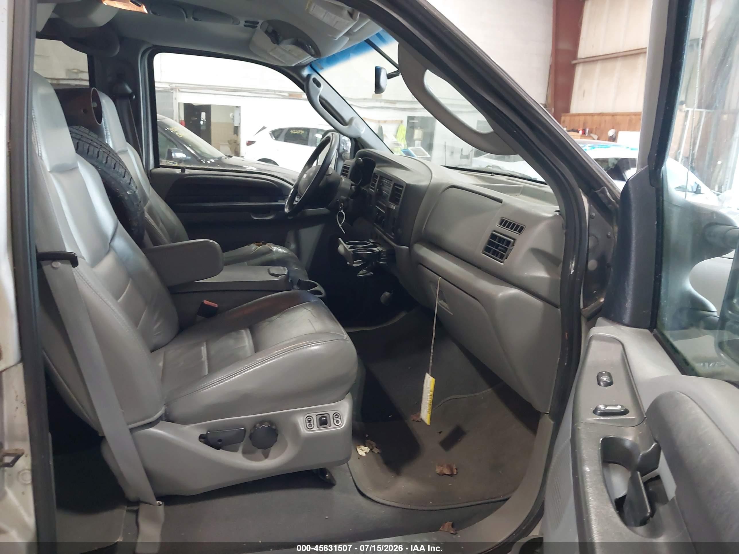 2005 Ford Excursion Xls/xlt Gray vin: 1FMSU41P35EC50726