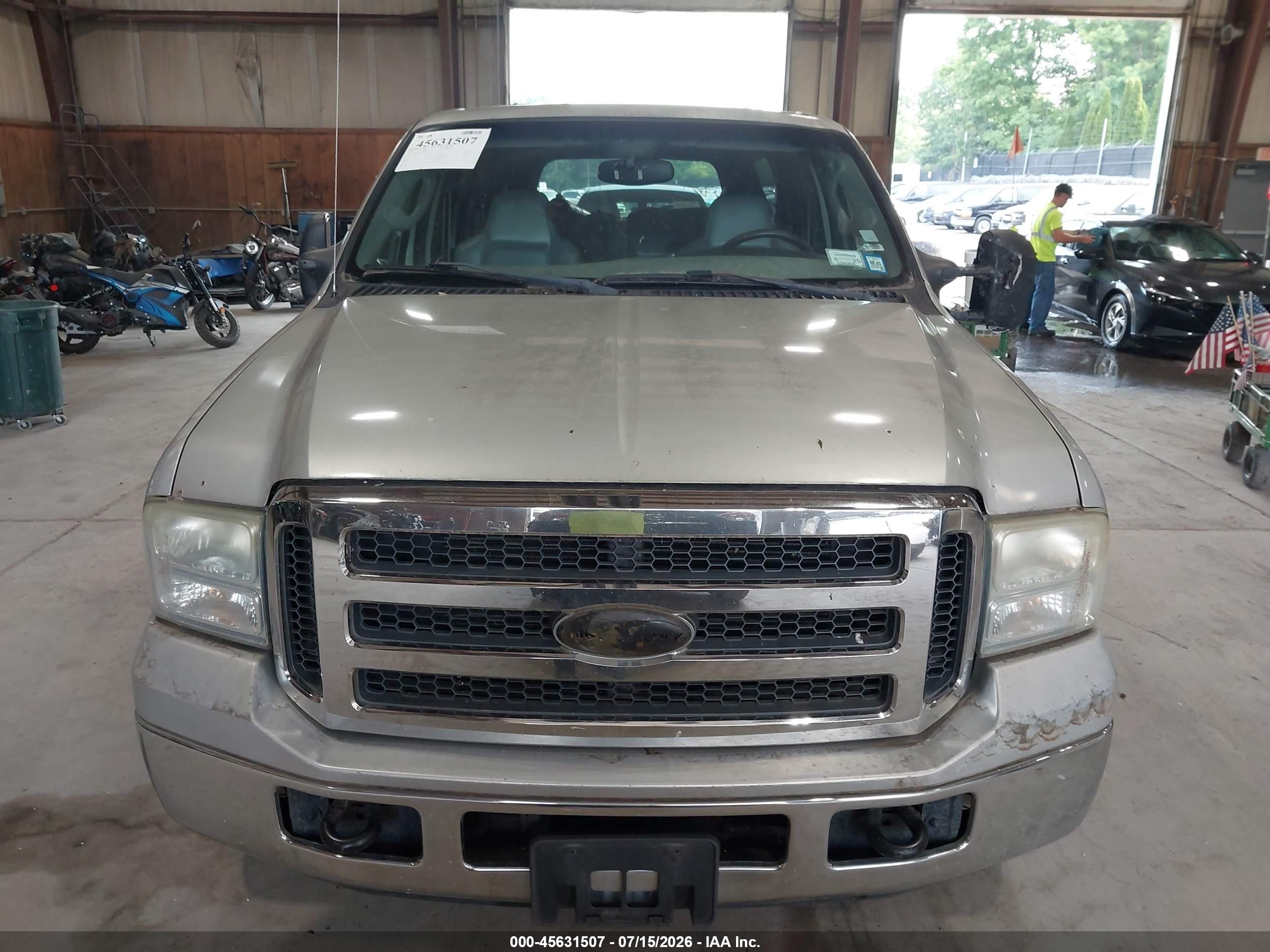 2005 Ford Excursion Xls/xlt Gray vin: 1FMSU41P35EC50726