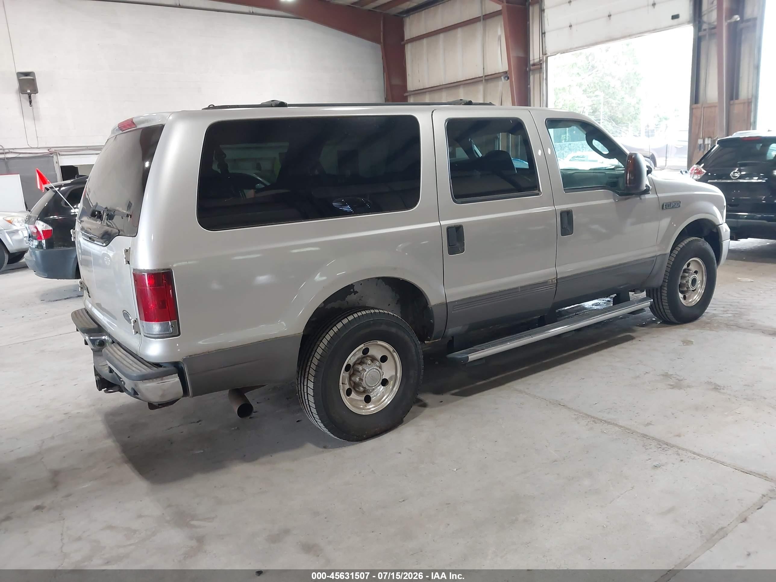 2005 Ford Excursion Xls/xlt Gray vin: 1FMSU41P35EC50726