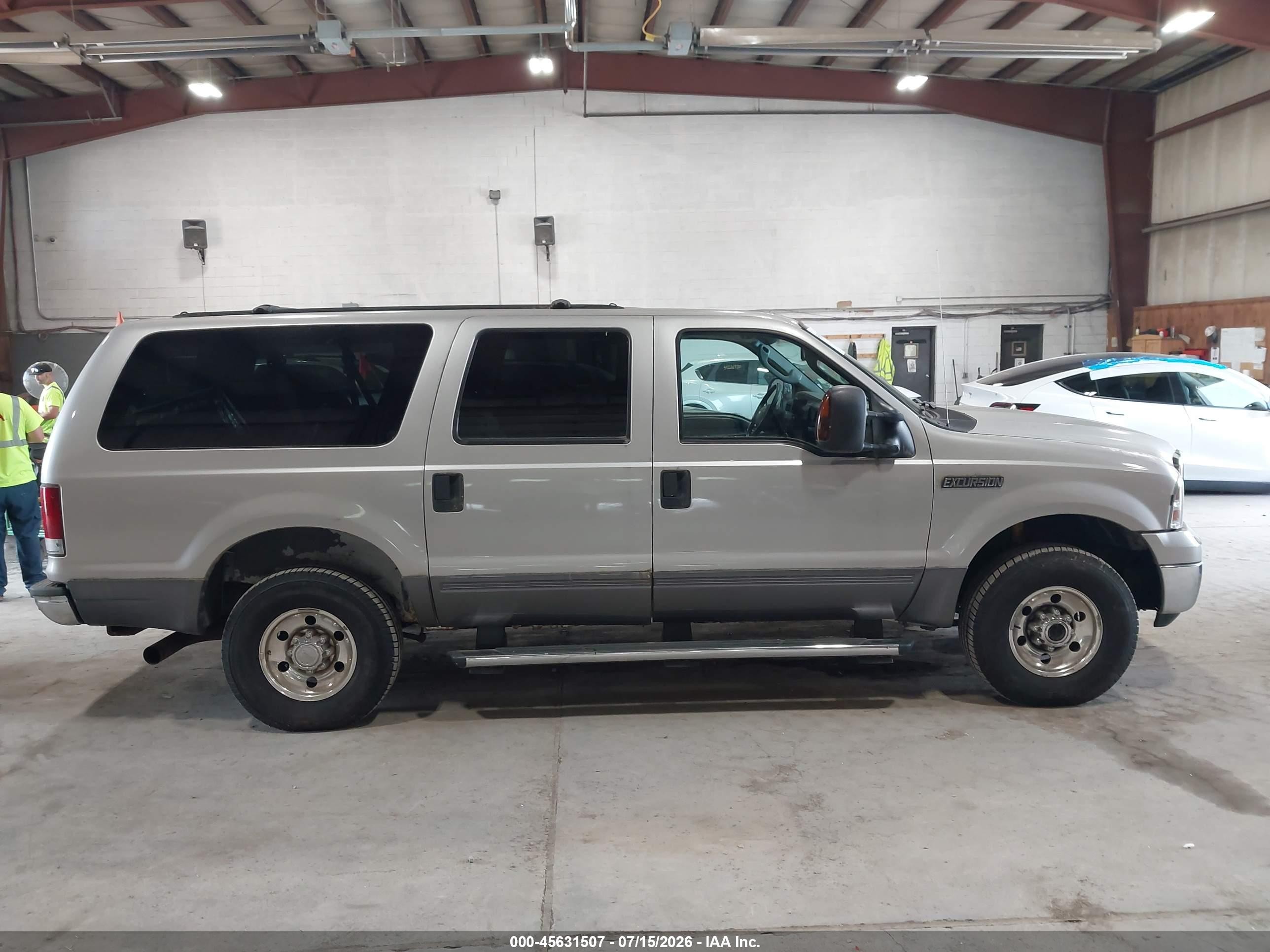 2005 Ford Excursion Xls/xlt Gray vin: 1FMSU41P35EC50726