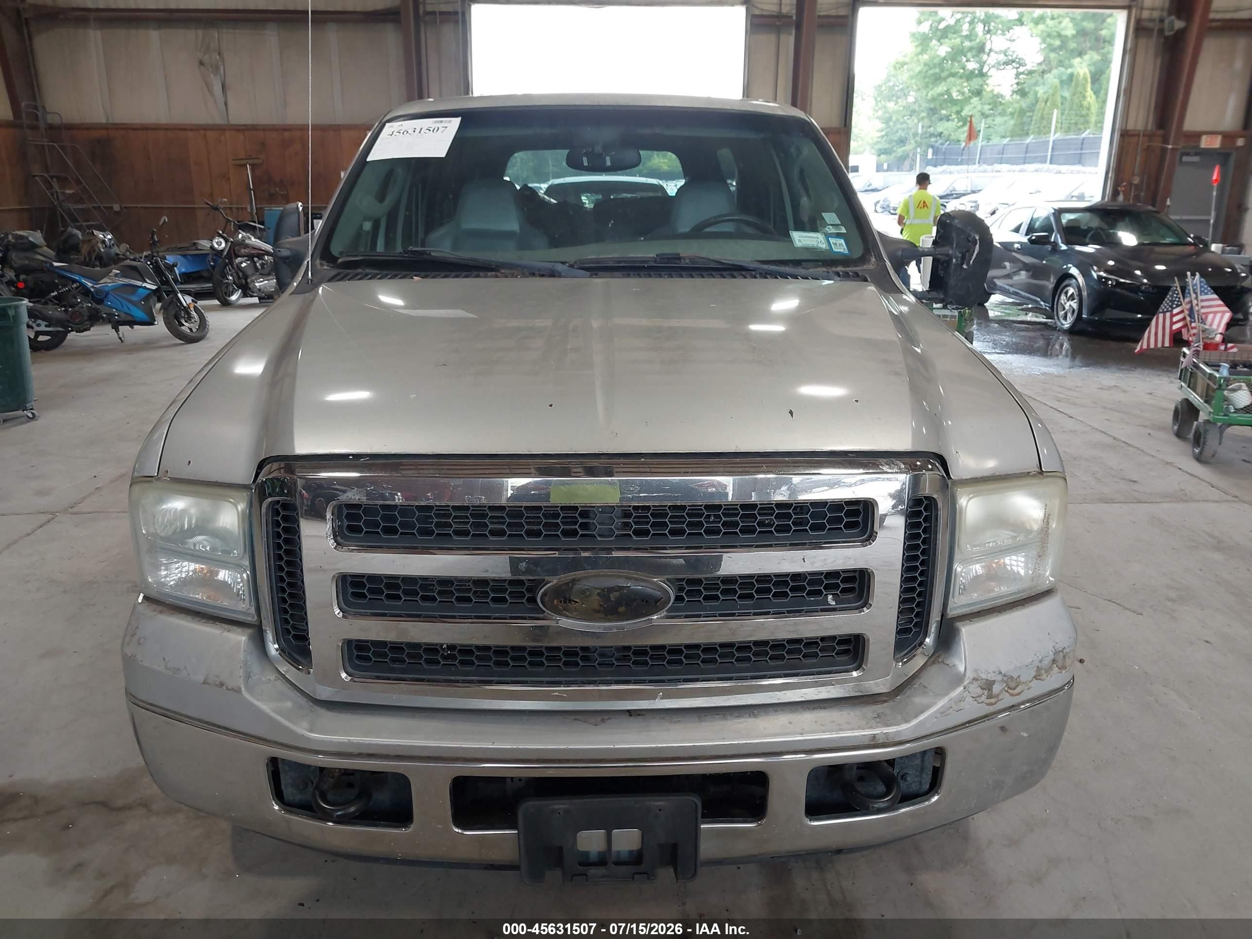 2005 Ford Excursion Xls/xlt Gray vin: 1FMSU41P35EC50726