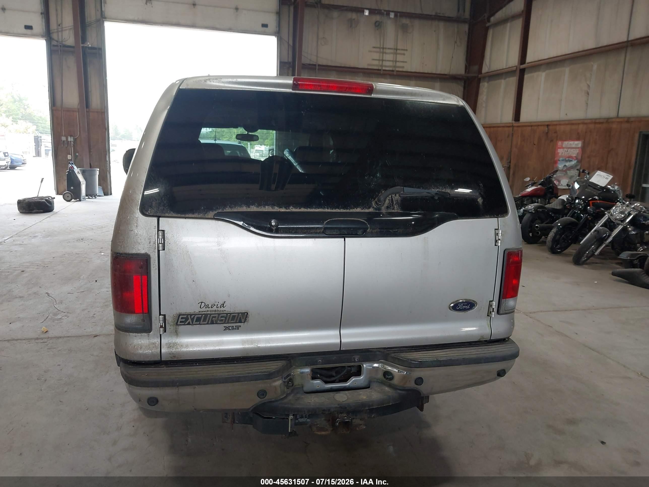 2005 Ford Excursion Xls/xlt Gray vin: 1FMSU41P35EC50726