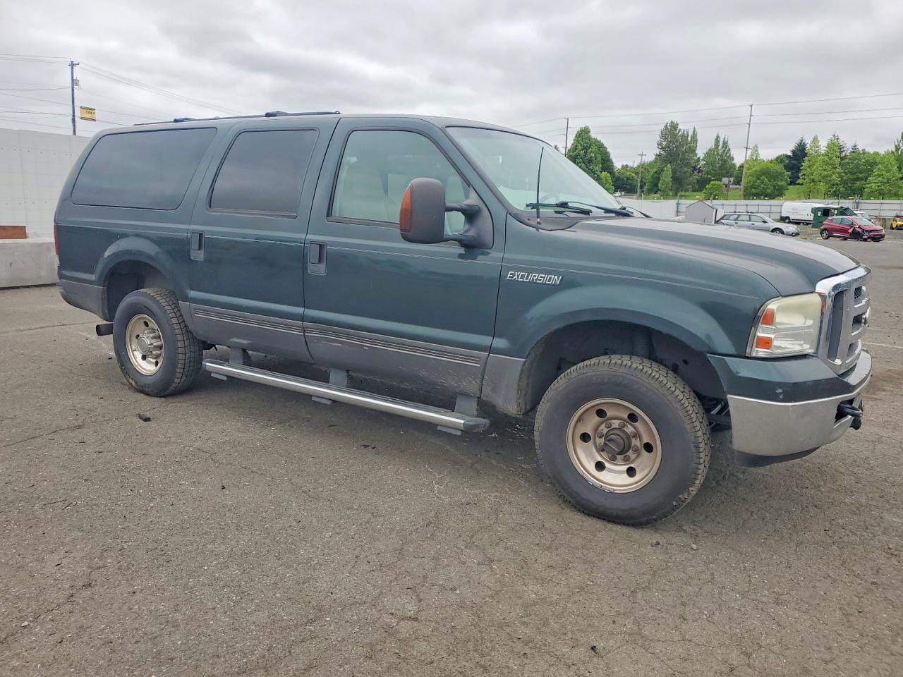 2005 Ford Excursion Xlt Зеленый vin: 1FMSU41P55EA44694