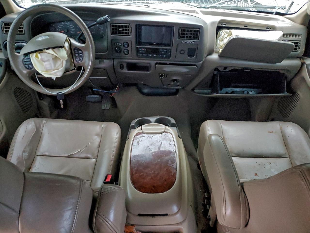 2002 Ford Excursion Limited Tan vin: 1FMSU43F22ED01391