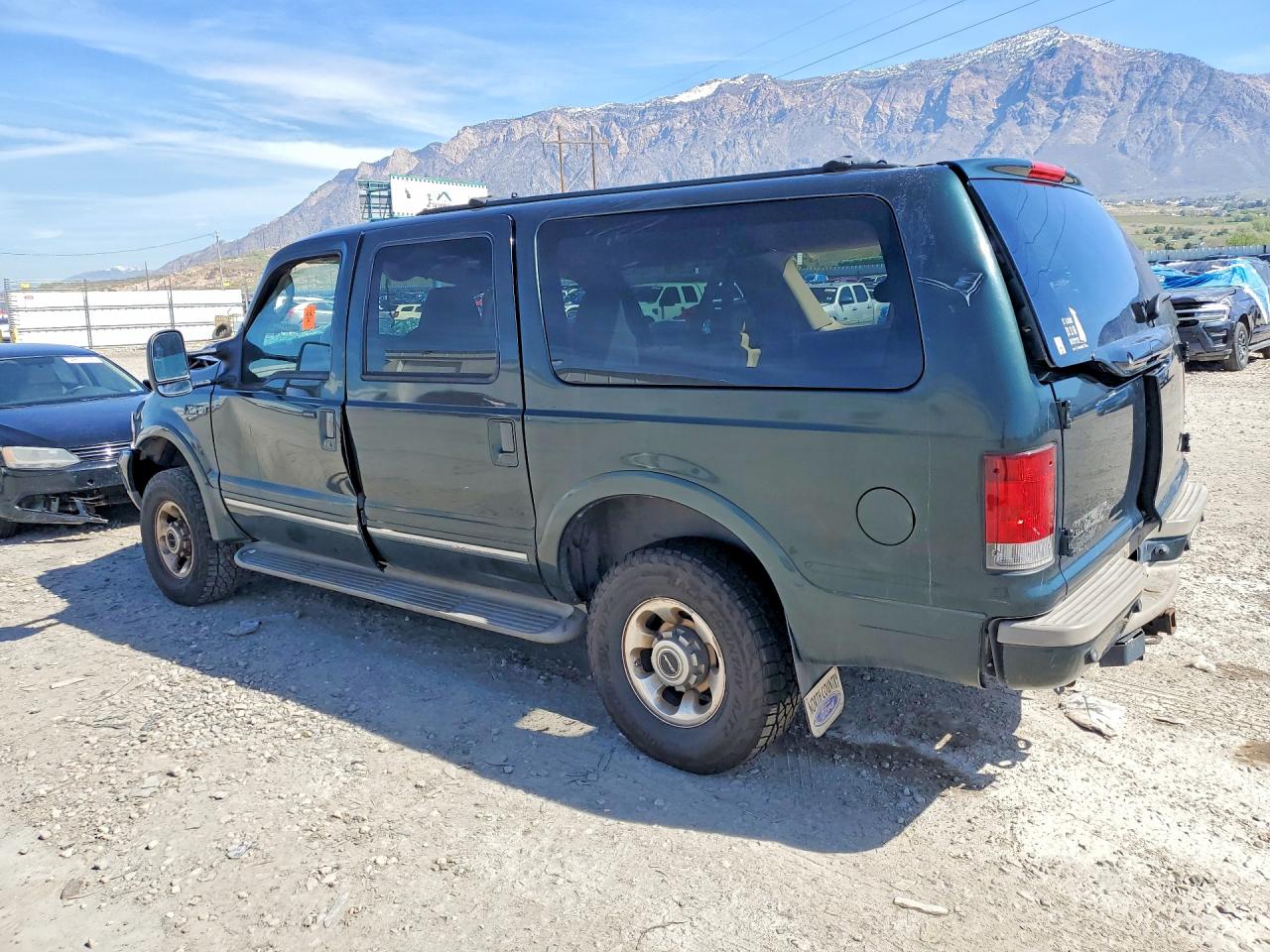 2003 Ford Excursion Limited Green vin: 1FMSU43F23EA15865