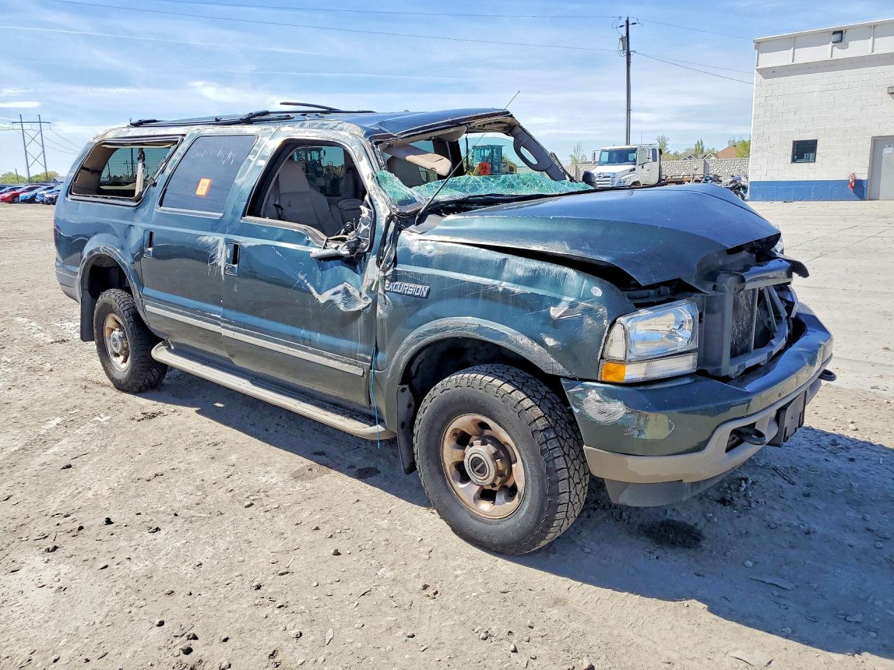 2003 Ford Excursion Limited Green vin: 1FMSU43F23EA15865