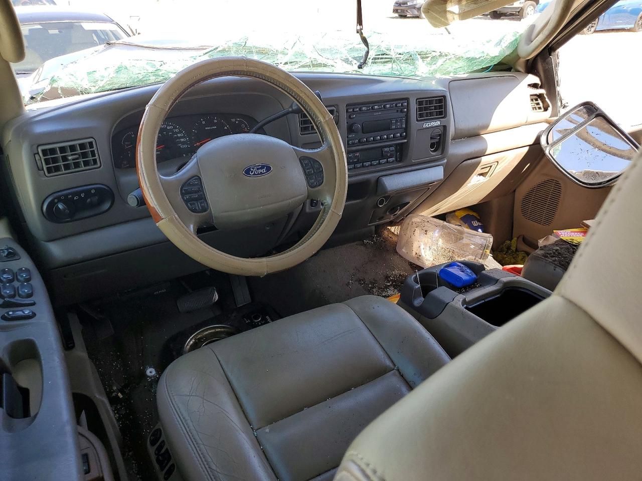 2003 Ford Excursion Limited Green vin: 1FMSU43F23EA15865