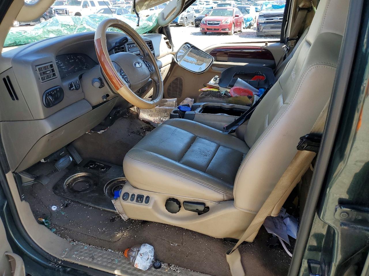 2003 Ford Excursion Limited Green vin: 1FMSU43F23EA15865