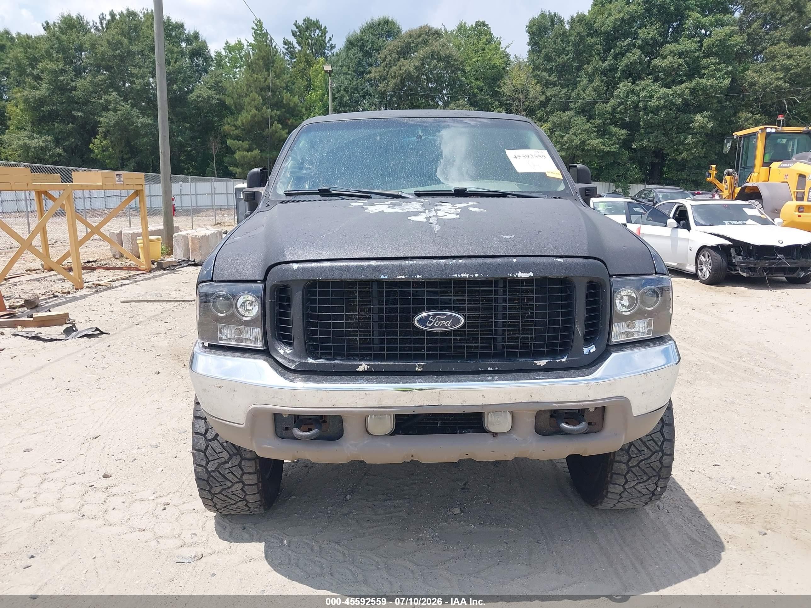 2001 Ford Excursion Limited Black vin: 1FMSU43F31EA48953