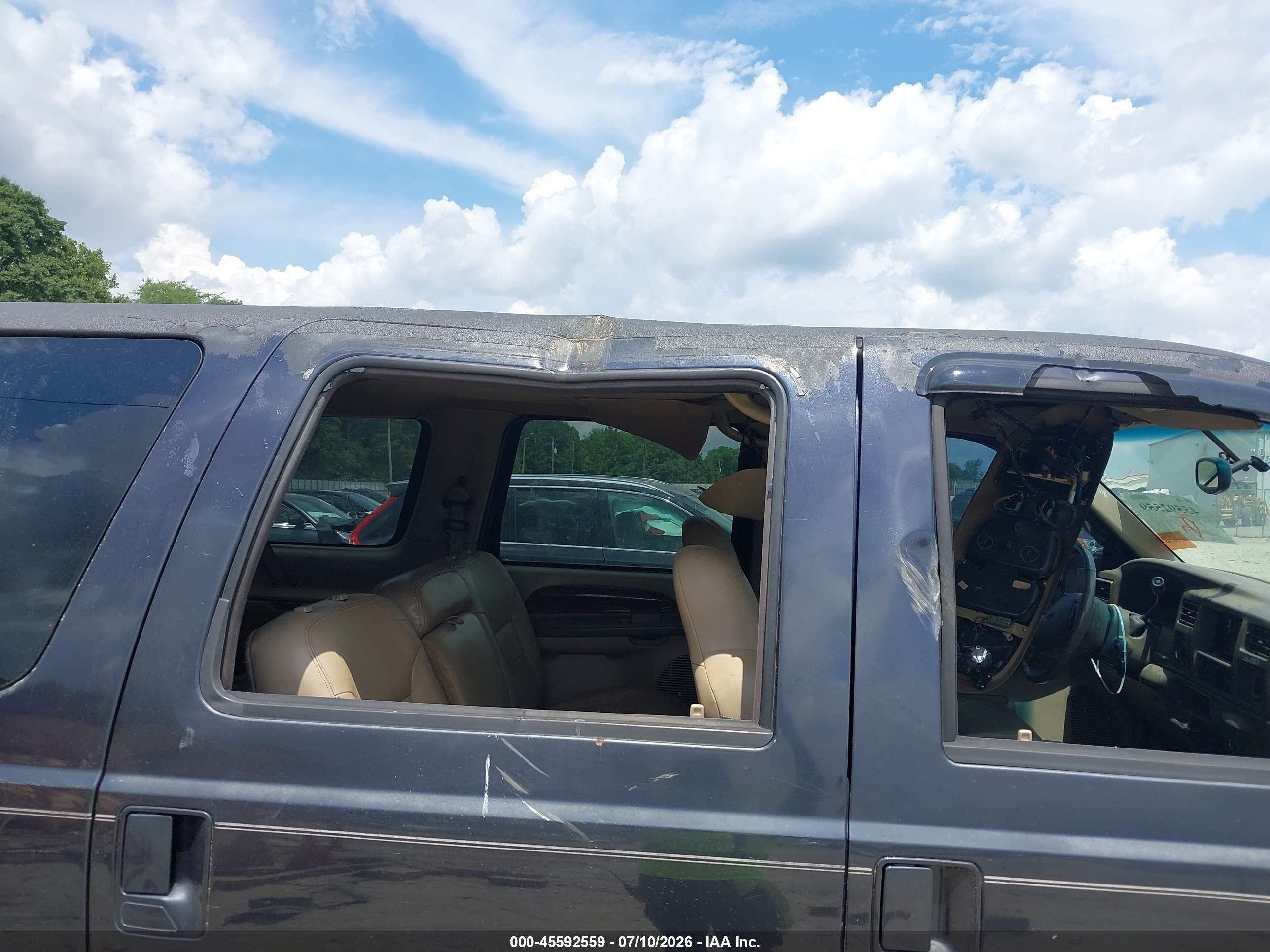2001 Ford Excursion Limited Black vin: 1FMSU43F31EA48953