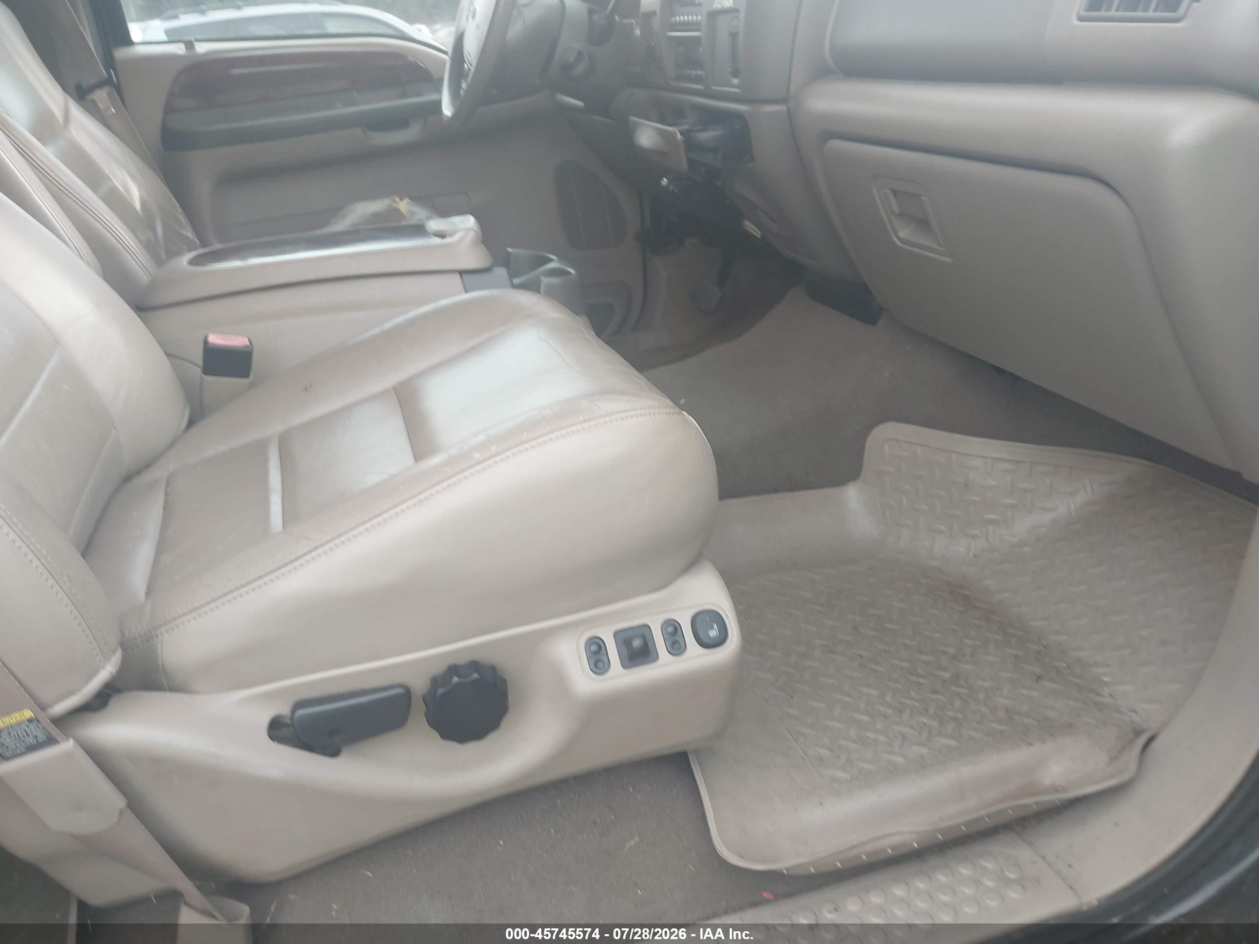 2002 Ford Excursion Limited Черный vin: 1FMSU43F32EB52599