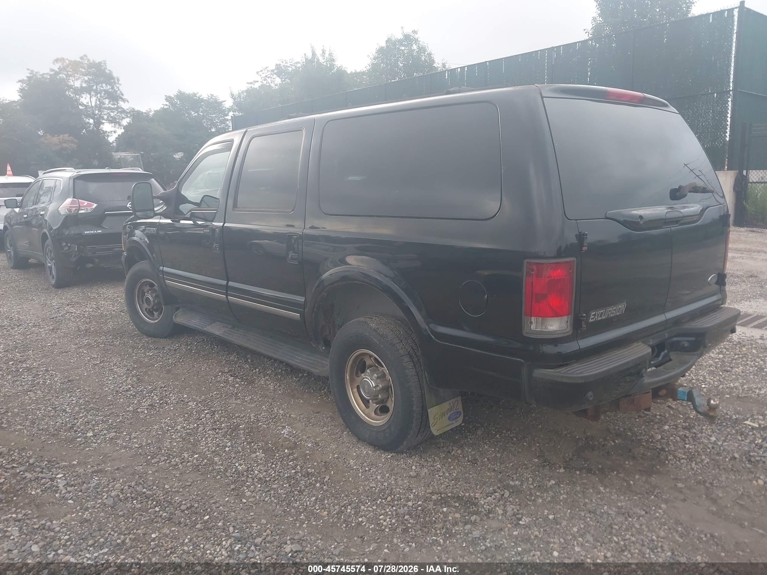 2002 Ford Excursion Limited Черный vin: 1FMSU43F32EB52599