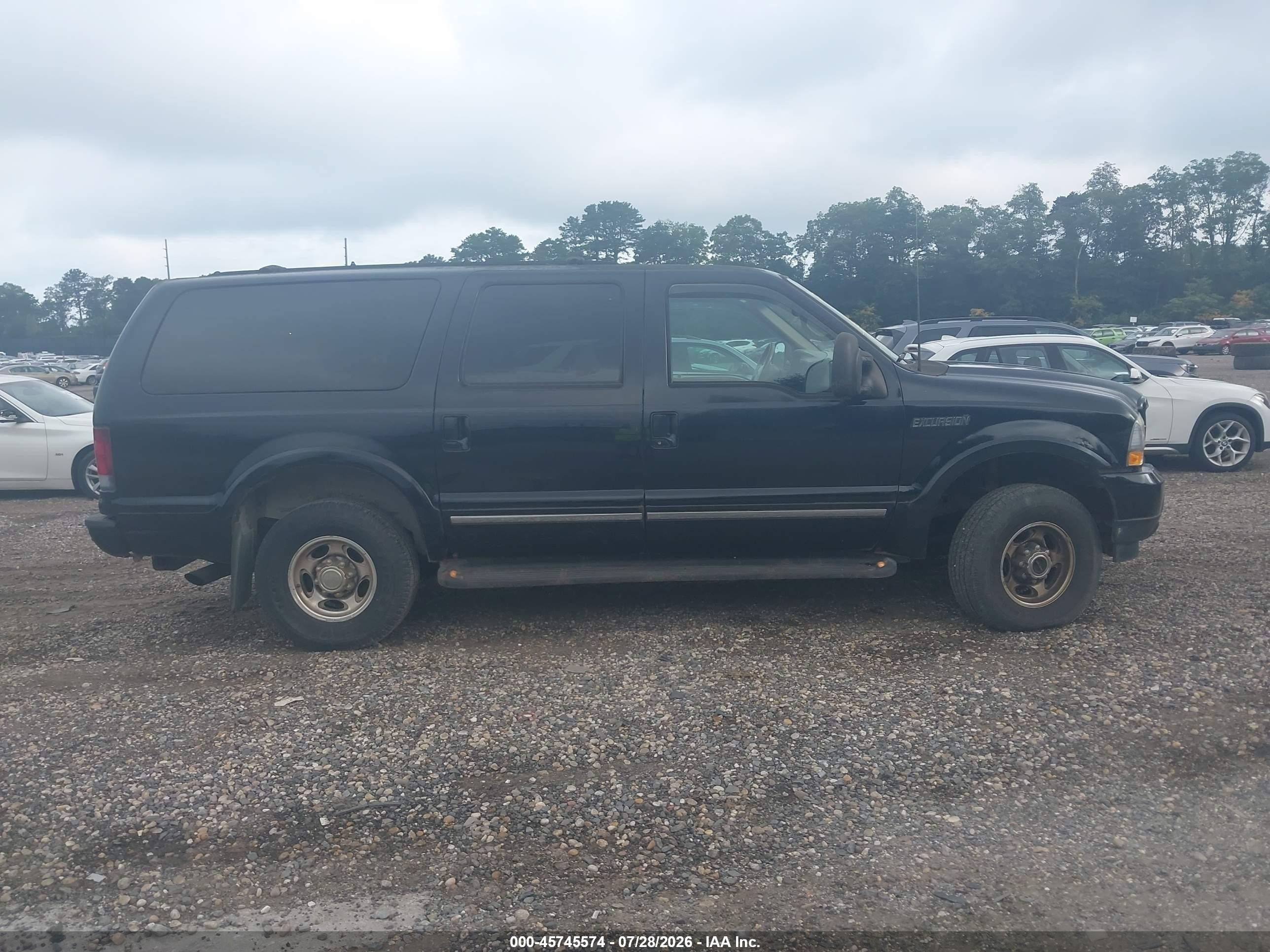2002 Ford Excursion Limited Черный vin: 1FMSU43F32EB52599