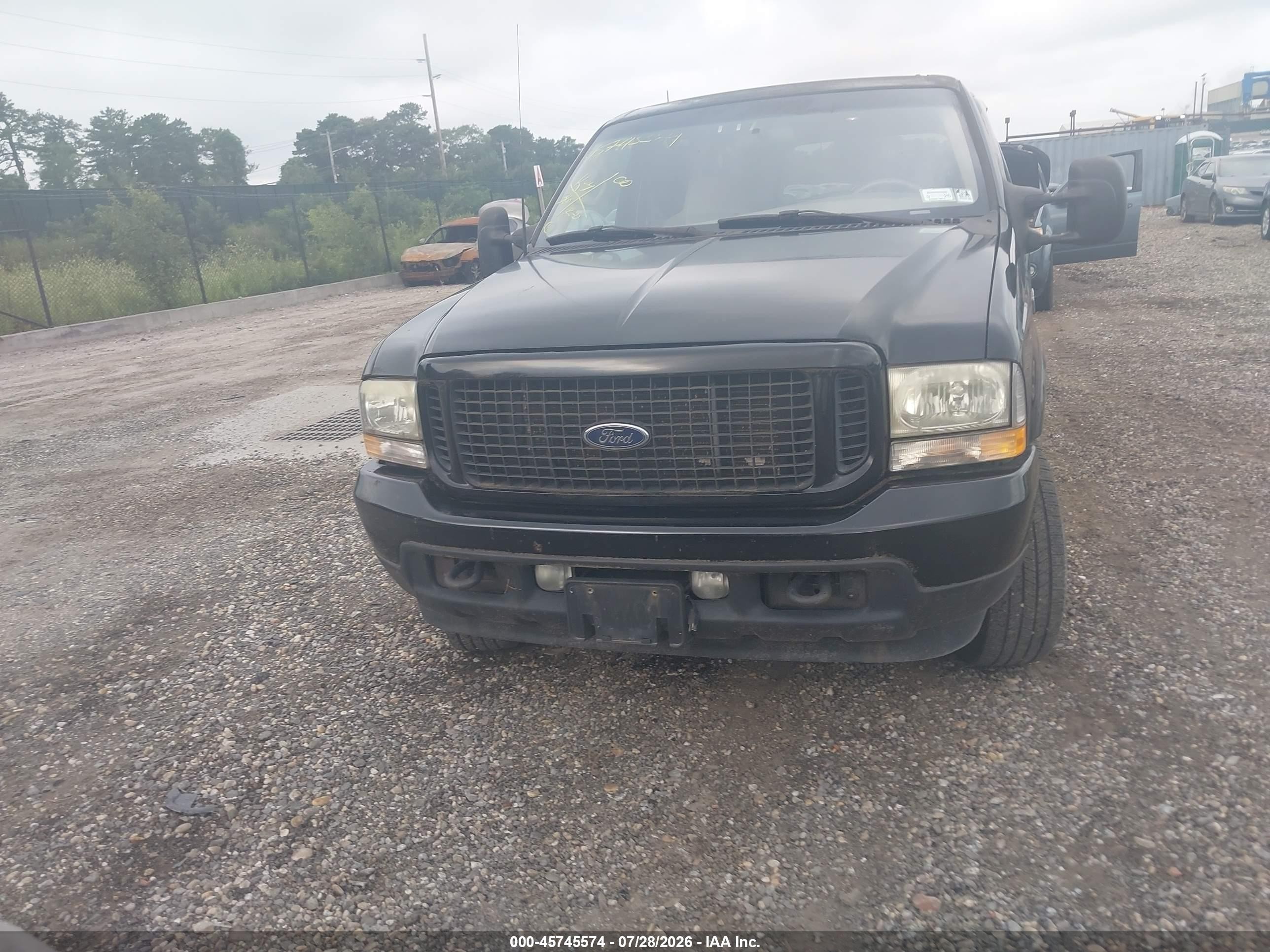 2002 Ford Excursion Limited Черный vin: 1FMSU43F32EB52599