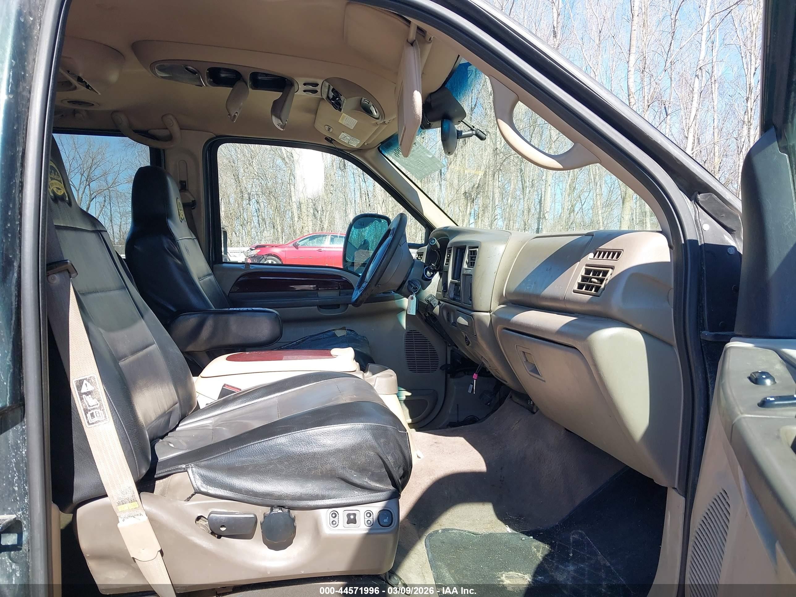 2002 Ford Excursion Limited Green vin: 1FMSU43F32EC14261