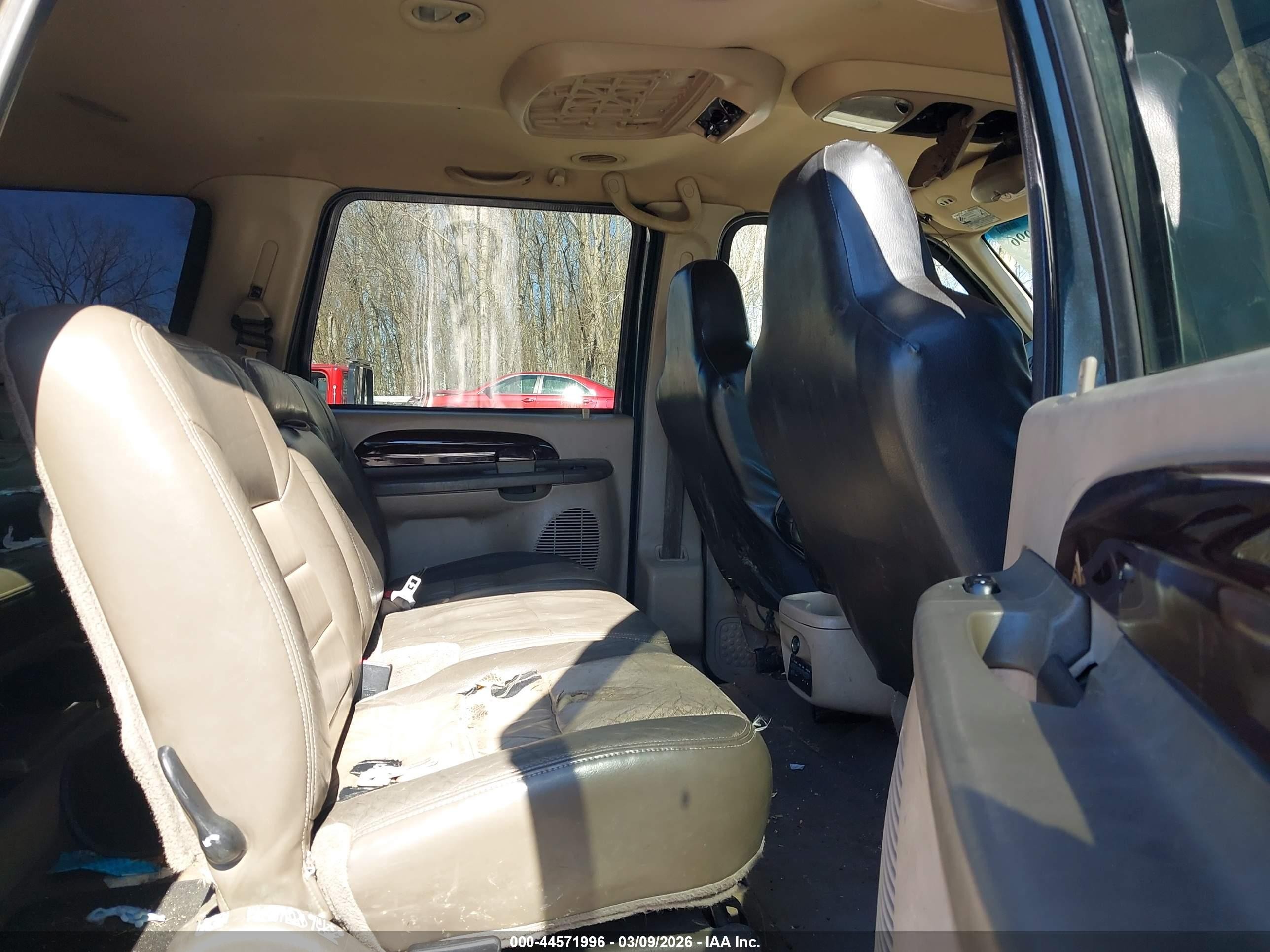 2002 Ford Excursion Limited Green vin: 1FMSU43F32EC14261