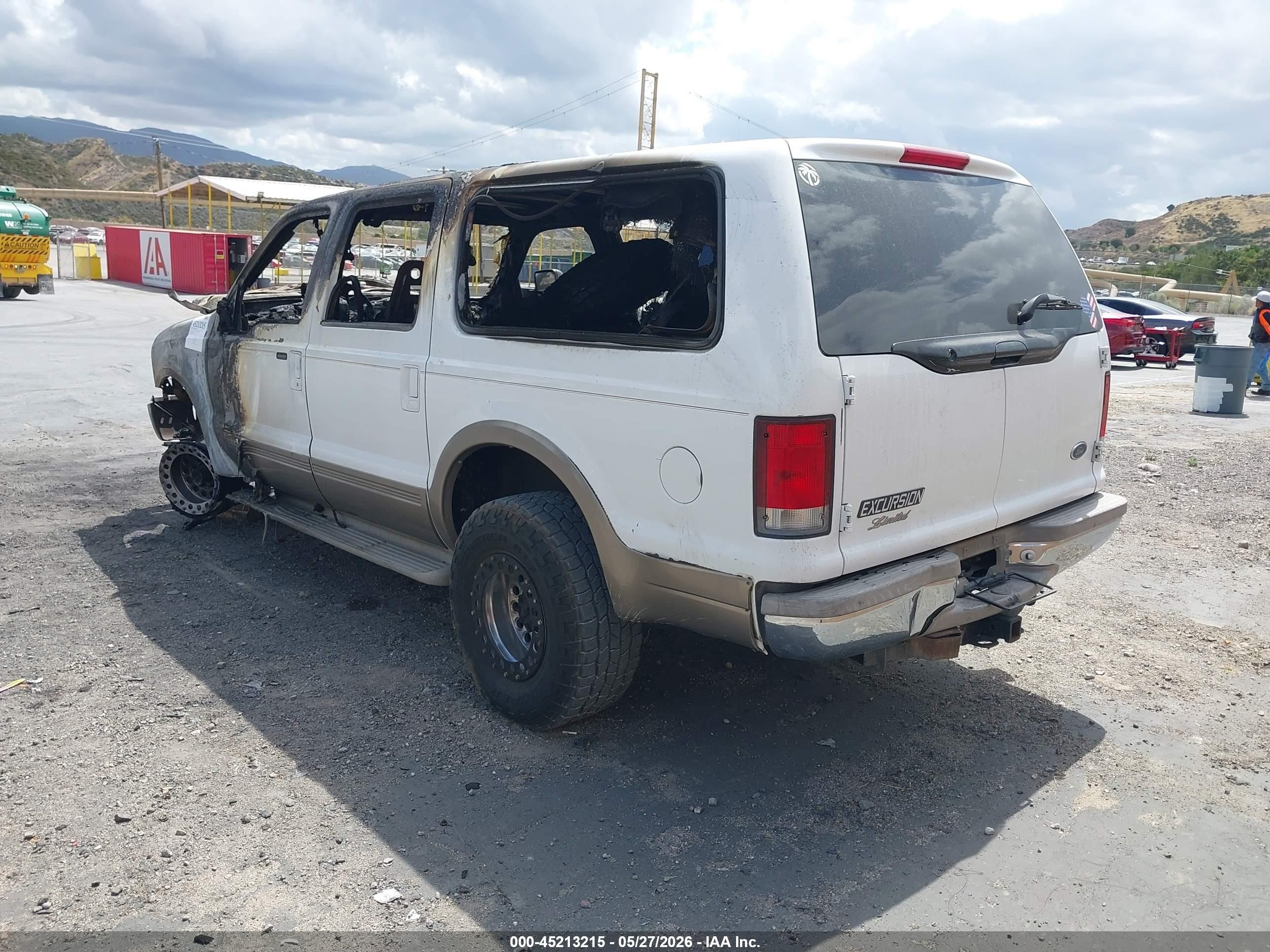 2000 Ford Excursion Limited Белый vin: 1FMSU43F3YEB26464