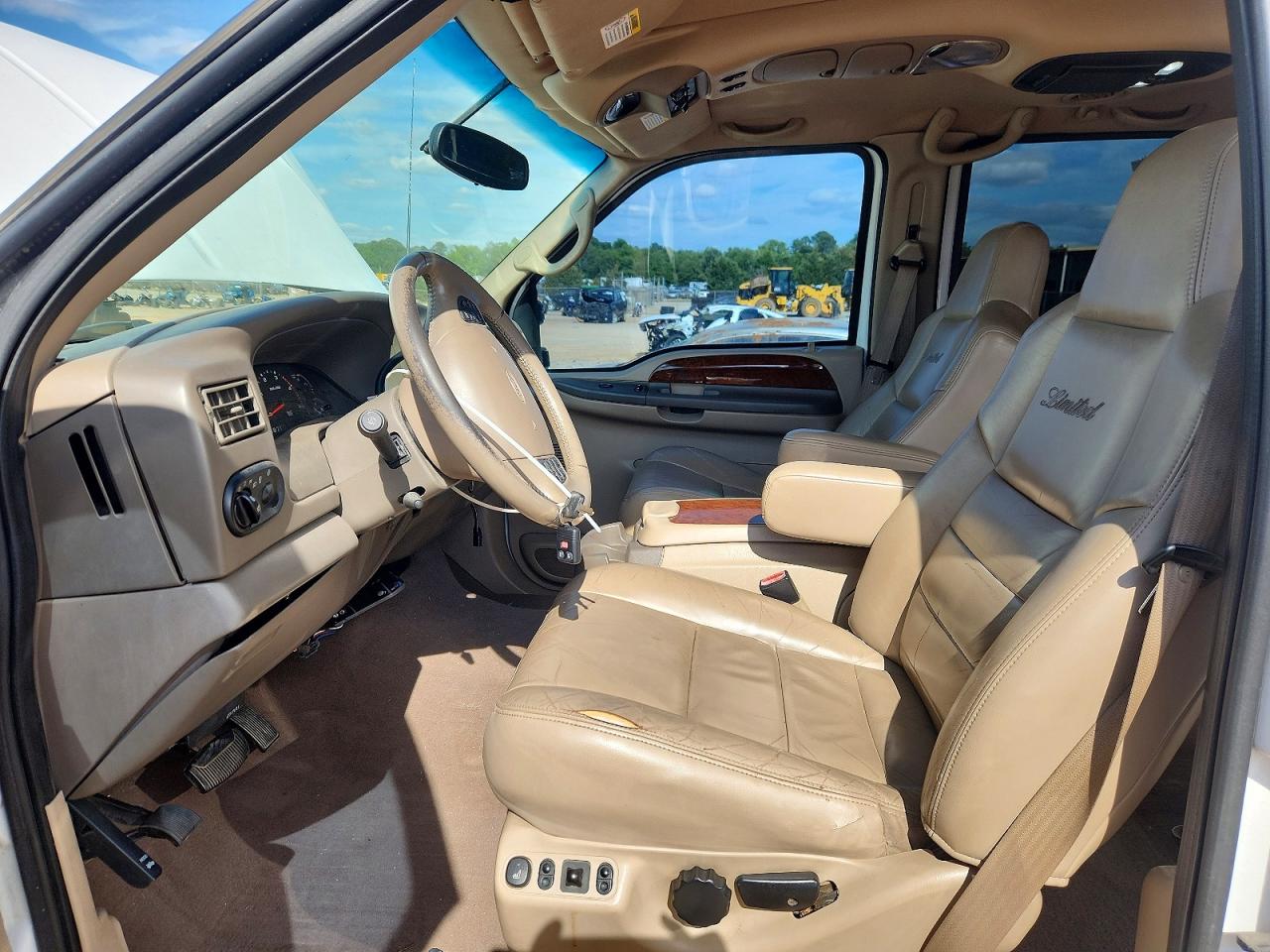2002 Ford Excursion Limited White vin: 1FMSU43F82EA41840
