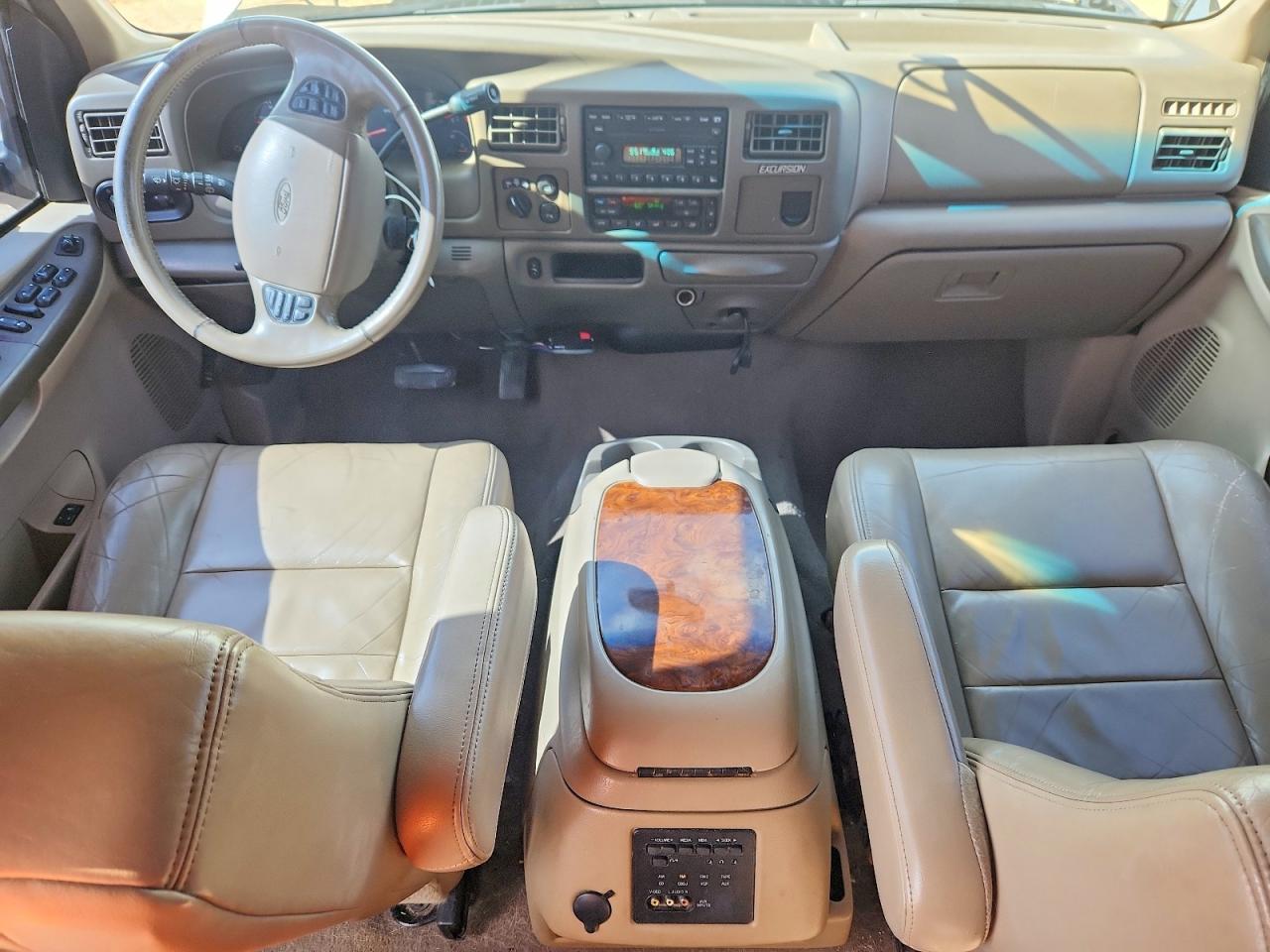 2002 Ford Excursion Limited White vin: 1FMSU43F82EA41840