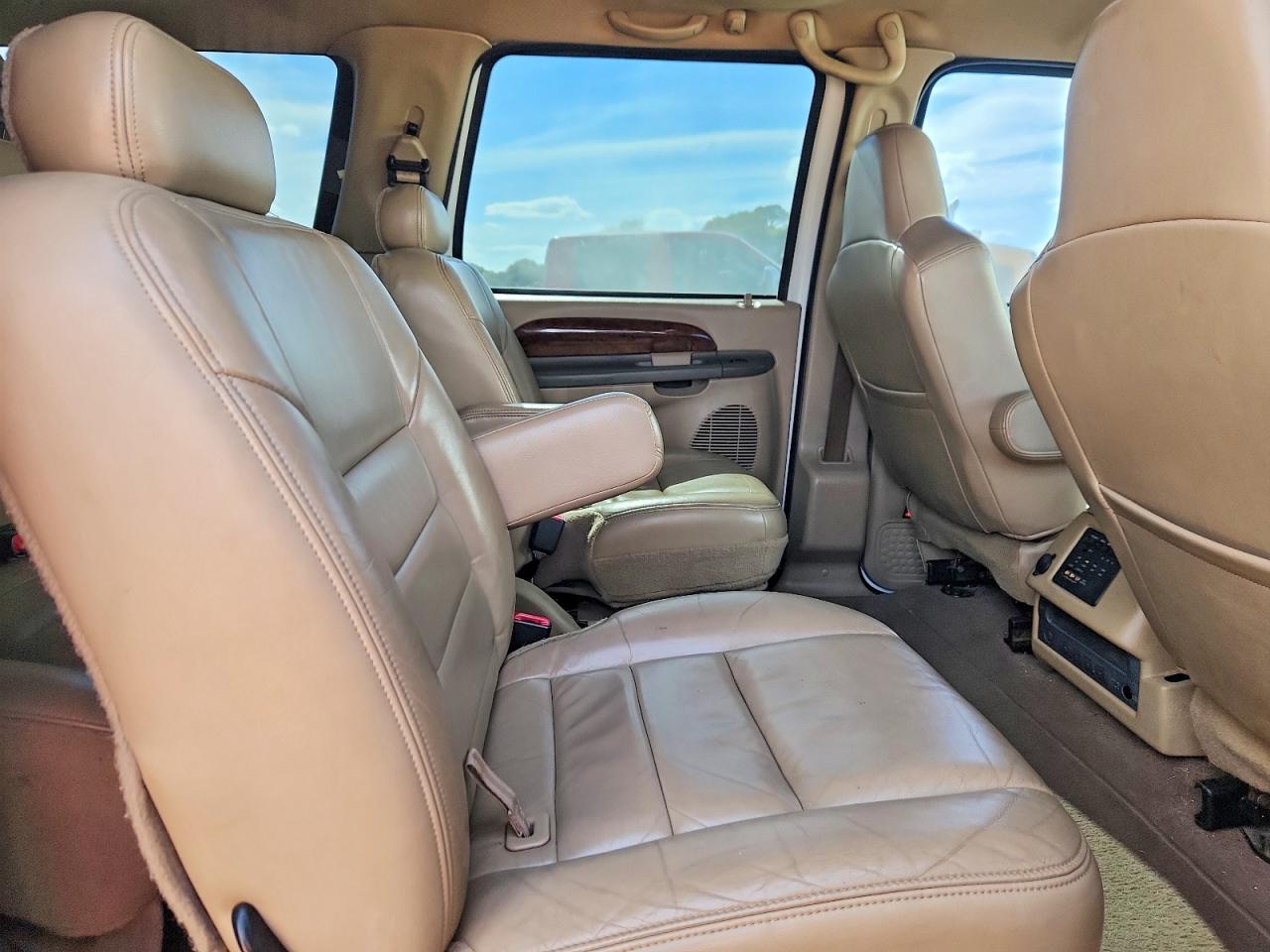 2002 Ford Excursion Limited White vin: 1FMSU43F82EA41840