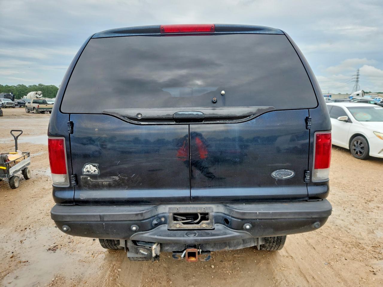 2002 Ford Excursion Limited Blue vin: 1FMSU43F82EB52503