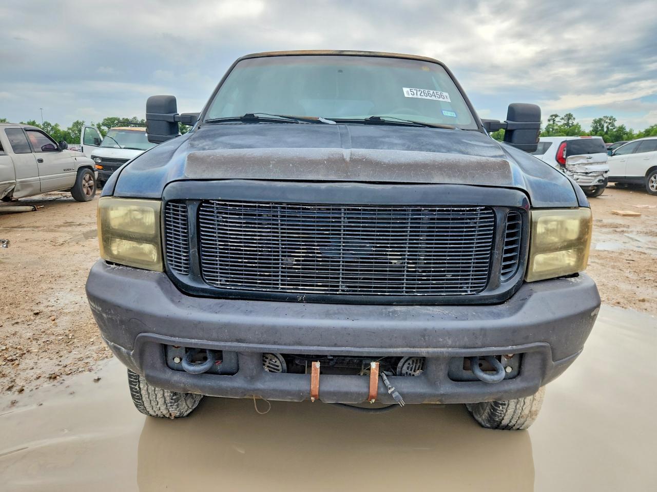 2002 Ford Excursion Limited Blue vin: 1FMSU43F82EB52503