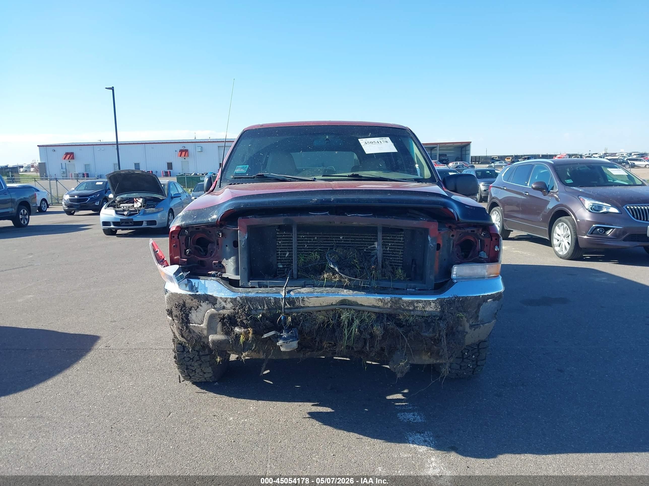 2002 Ford Excursion Limited Красный vin: 1FMSU43FX2EC61870