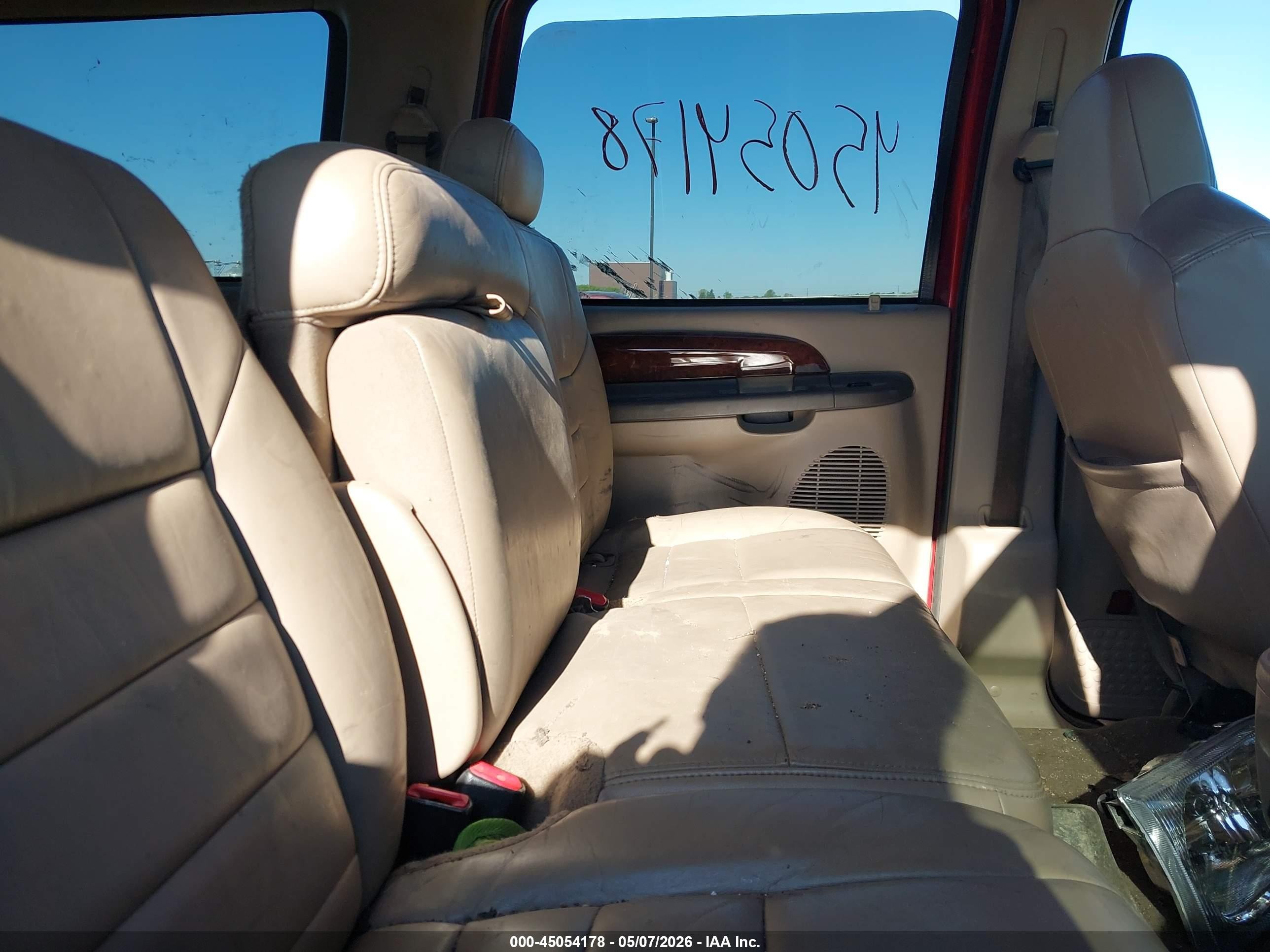 2002 Ford Excursion Limited Красный vin: 1FMSU43FX2EC61870