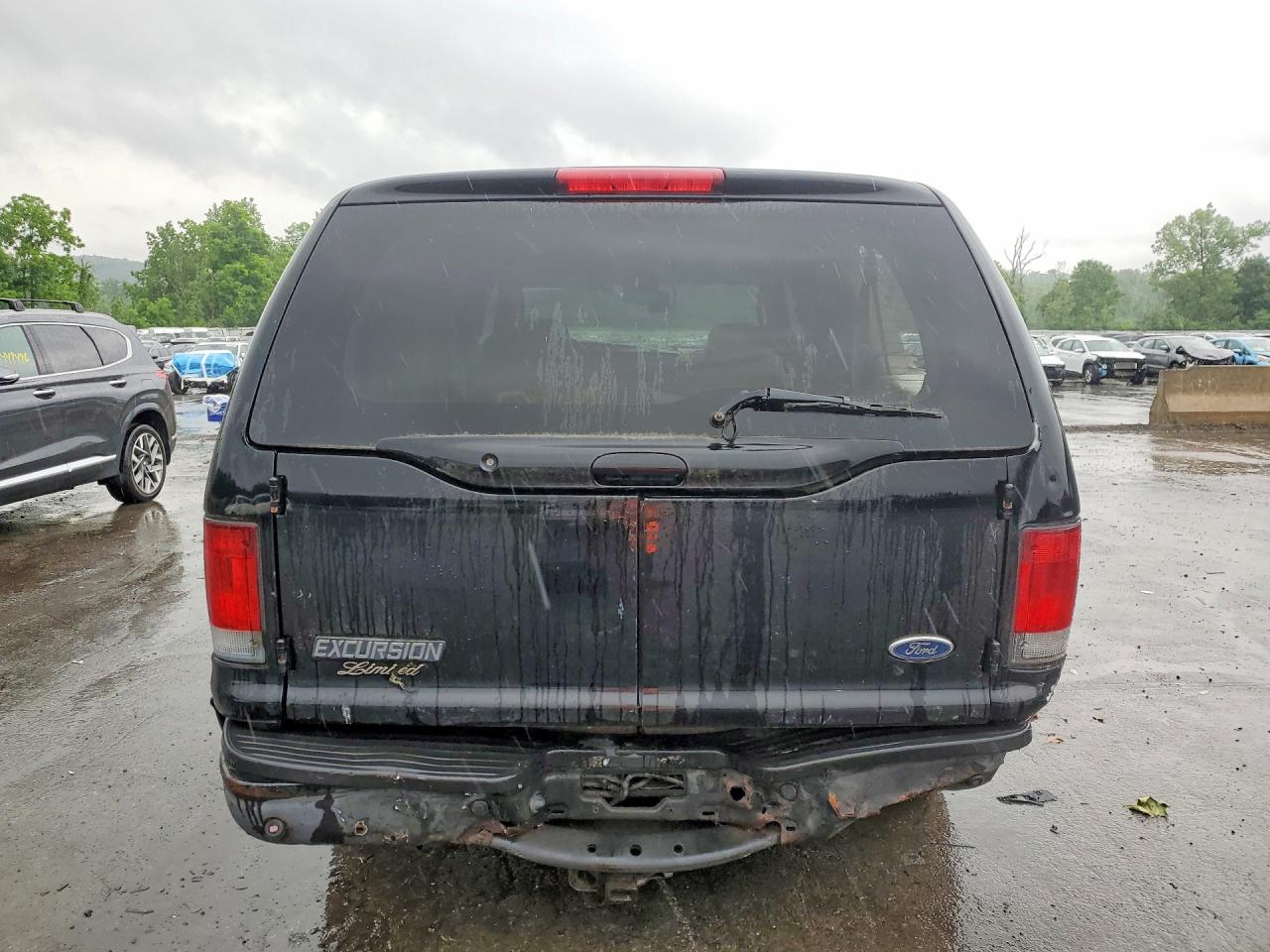 2005 Ford Excursion Limited Black vin: 1FMSU43P05ED41563